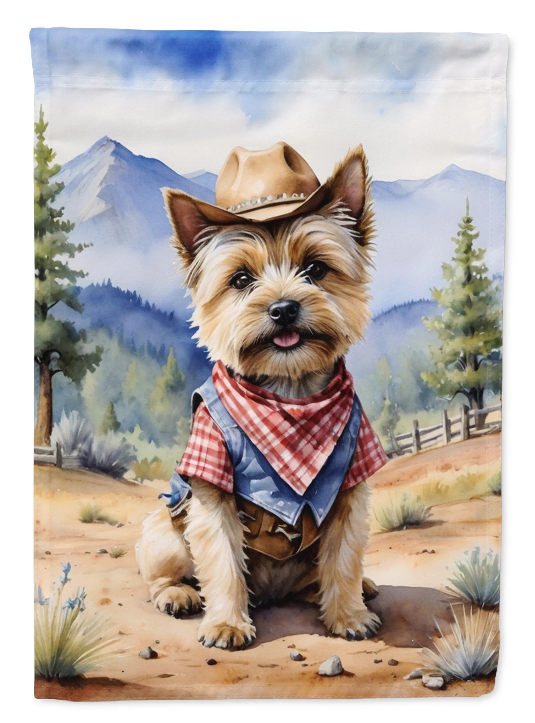 Cowboy Welcome Decorative Flag - Size: GARDEN SIZE | Pack Of: 1 | Collection name: Cowboy welcome