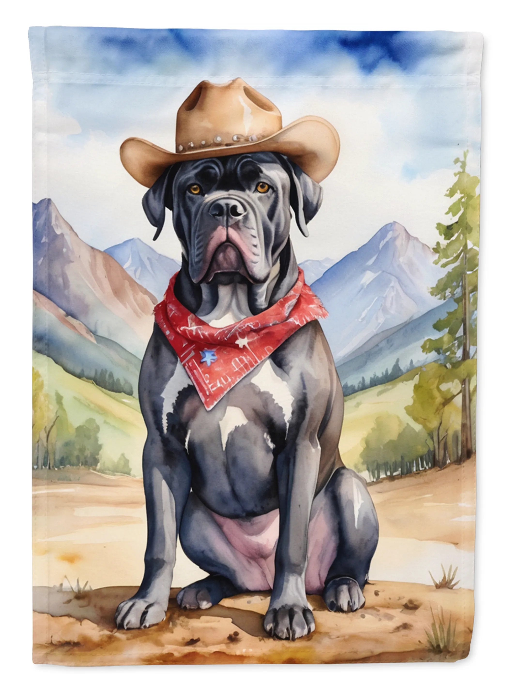Cowboy Welcome Decorative Flag - Size: GARDEN SIZE | Pack Of: 1 | Collection name: Cowboy welcome