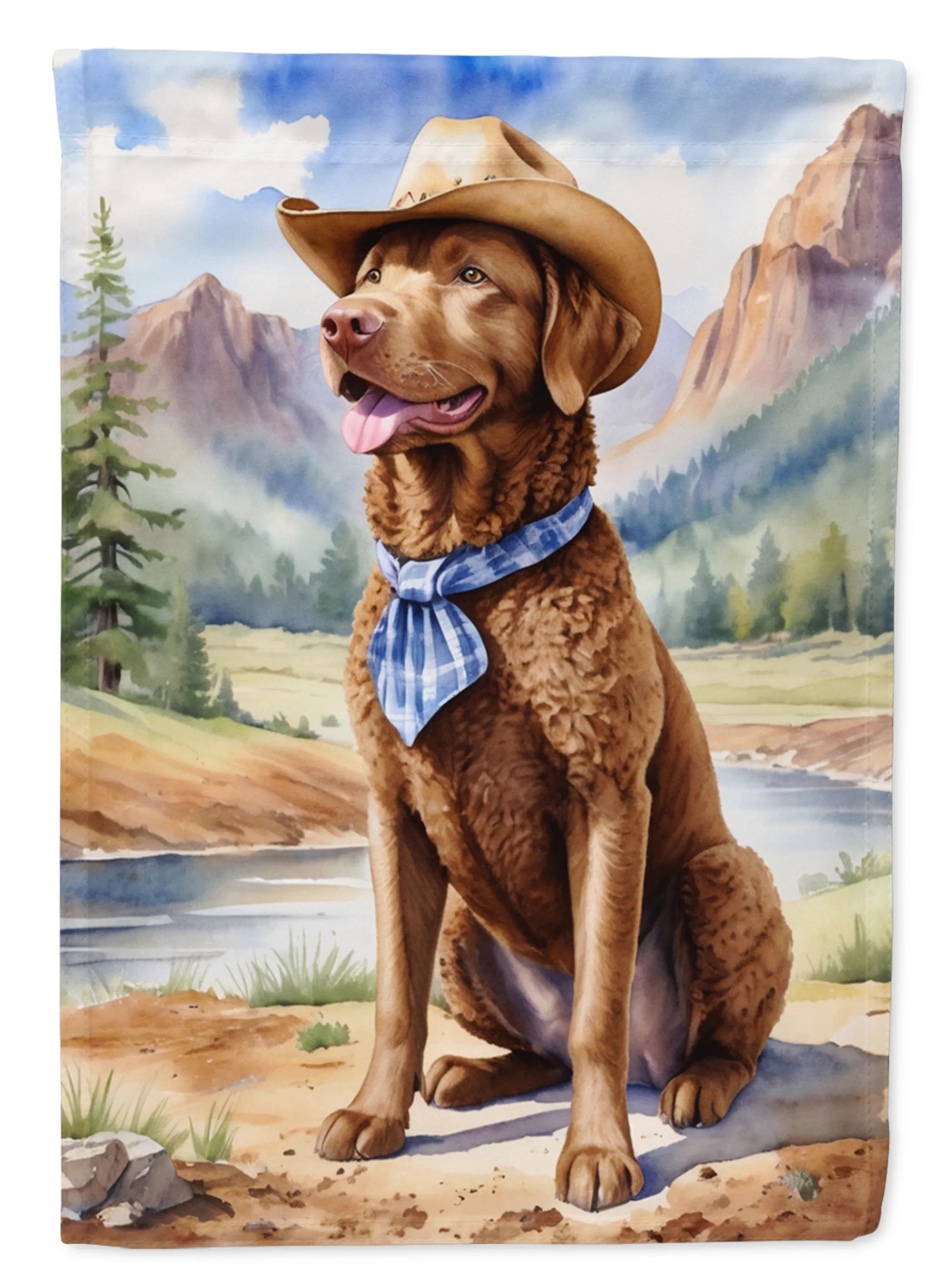 Cowboy Welcome Decorative Flag - Size: GARDEN SIZE | Pack Of: 1 | Collection name: Cowboy welcome
