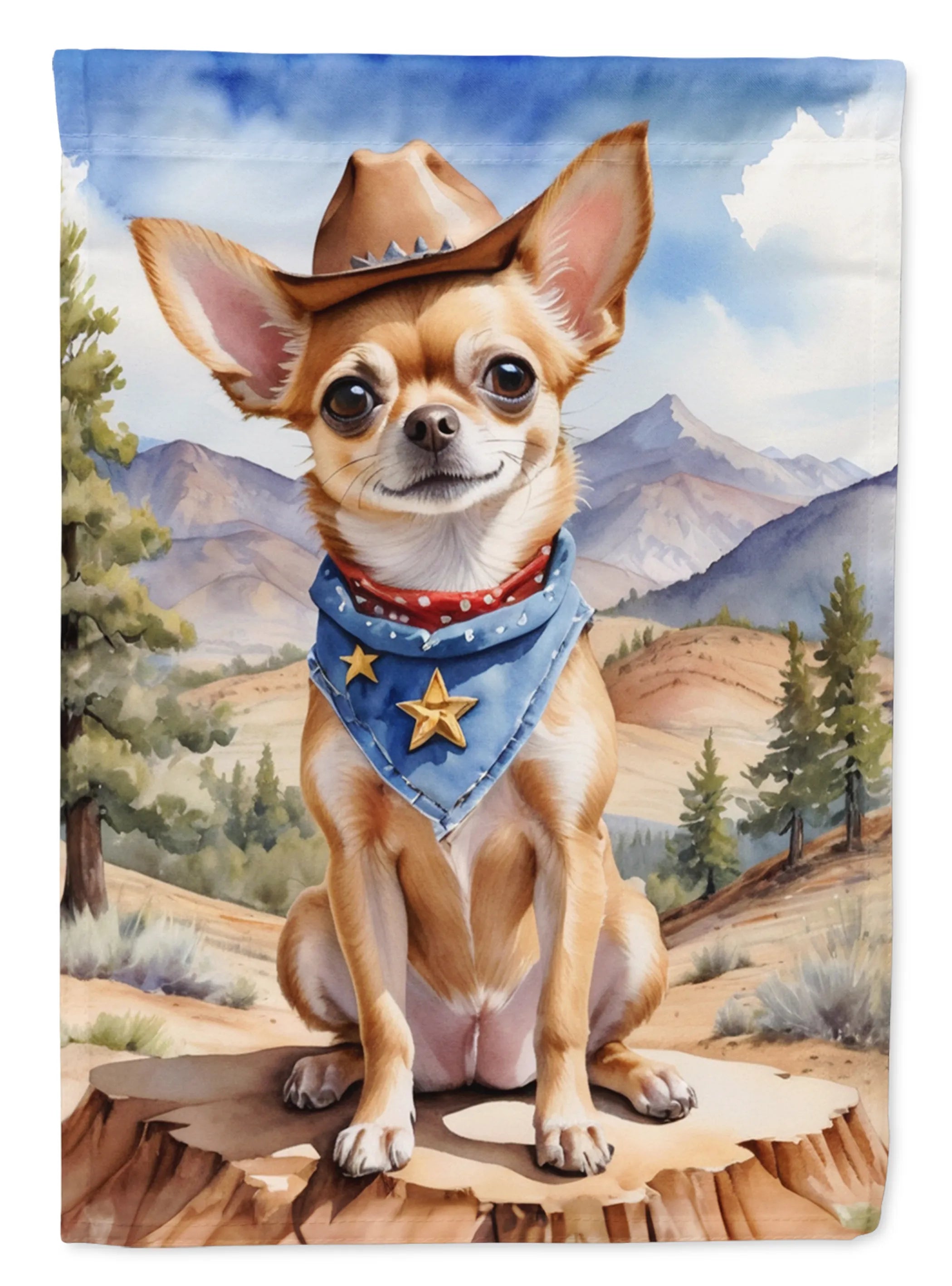 Cowboy Welcome Decorative Flag - Size: GARDEN SIZE | Pack Of: 1 | Collection name: Cowboy welcome