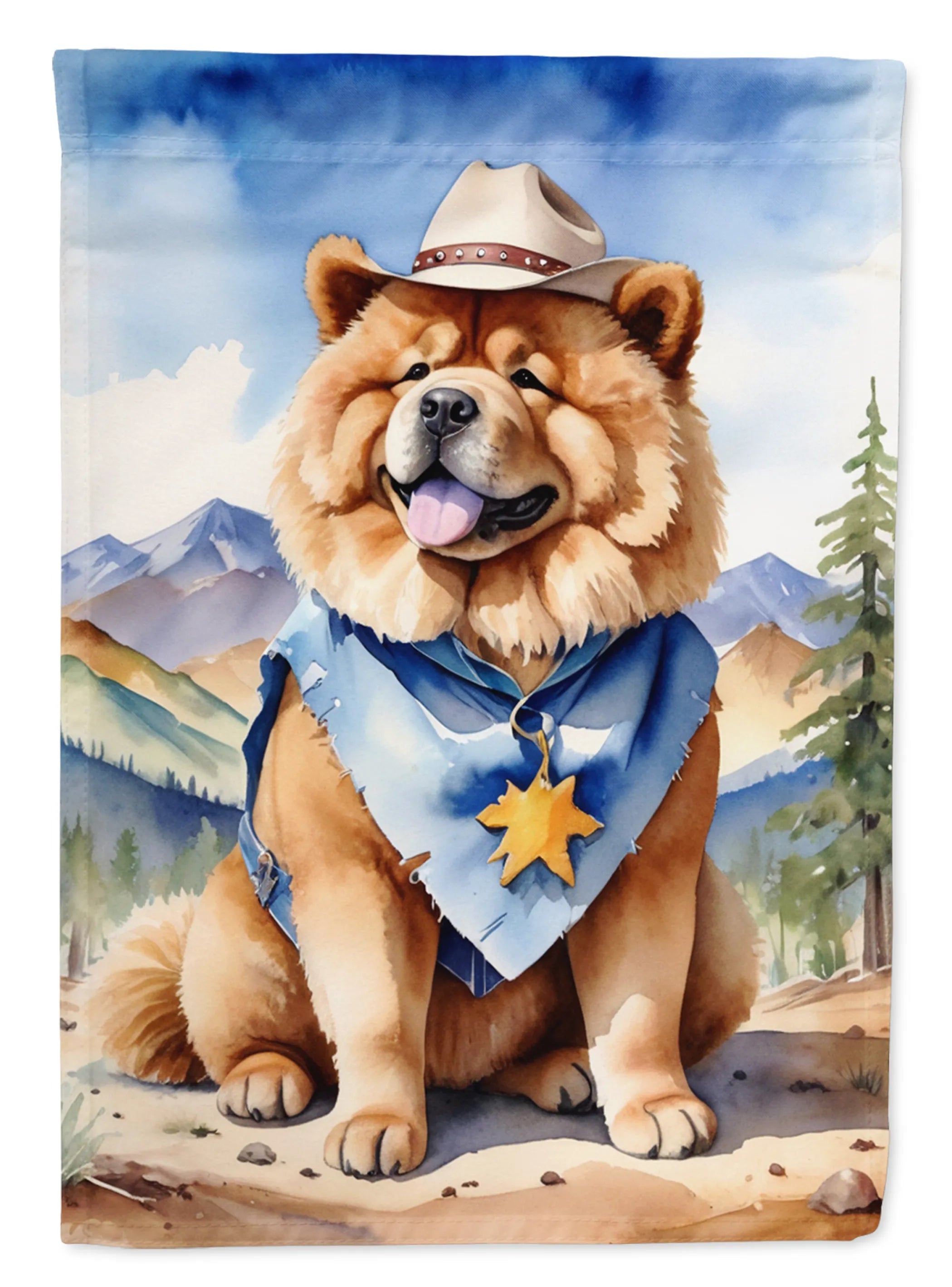 Cowboy Welcome Decorative Flag - Size: GARDEN SIZE | Pack Of: 1 | Collection name: Cowboy welcome