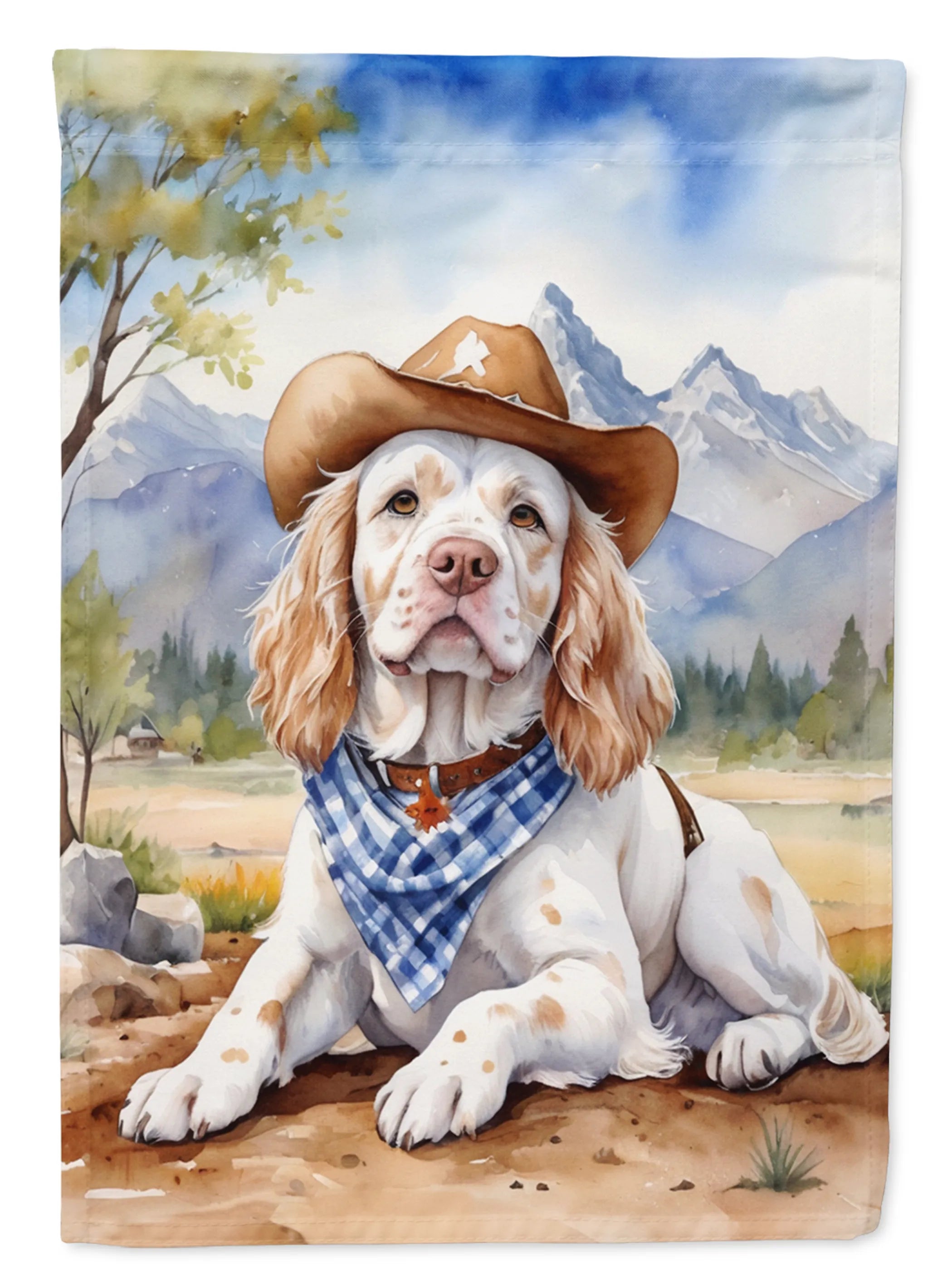 Cowboy Welcome Decorative Flag - Size: GARDEN SIZE | Pack Of: 1 | Collection name: Cowboy welcome