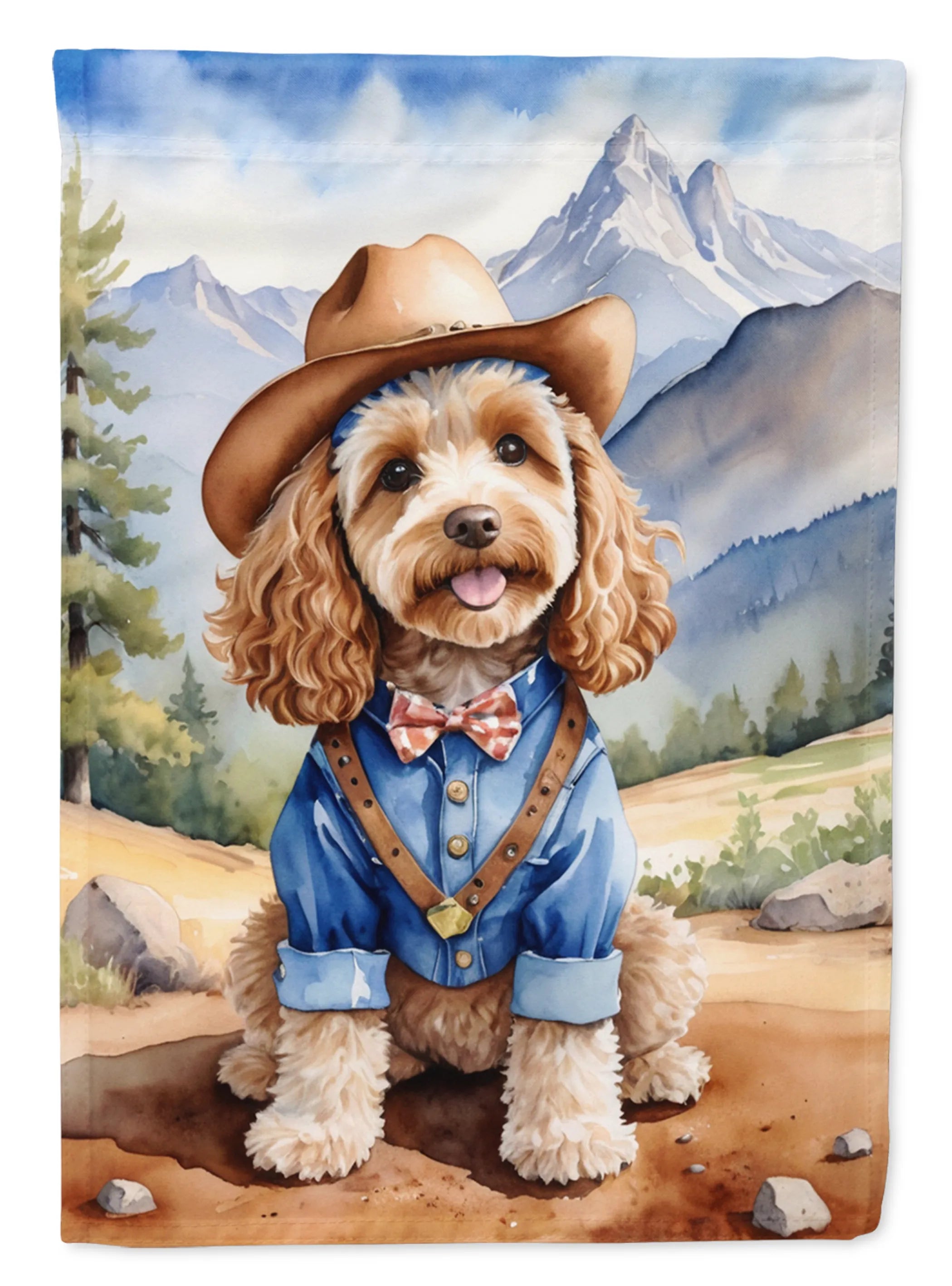 Cowboy Welcome Decorative Flag - Size: GARDEN SIZE | Pack Of: 1 | Collection name: Cowboy welcome