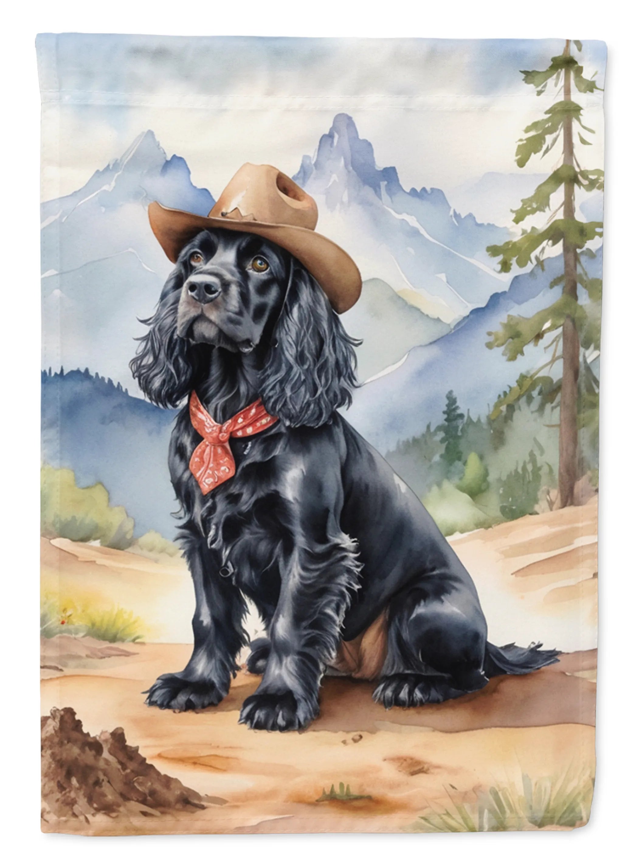 Cowboy Welcome Decorative Flag - Size: GARDEN SIZE | Pack Of: 1 | Collection name: Cowboy welcome