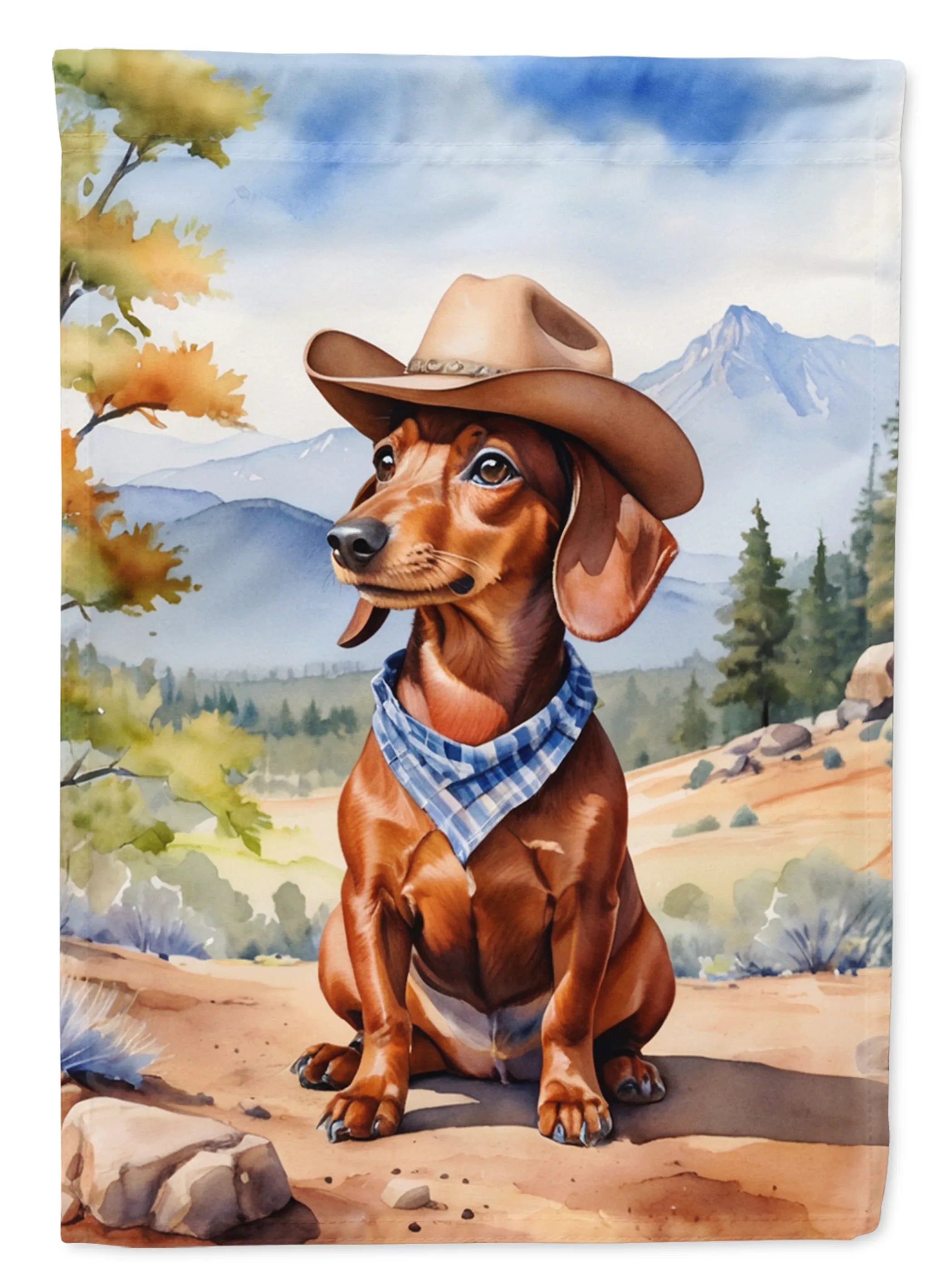 Cowboy Welcome Decorative Flag - Size: GARDEN SIZE | Pack Of: 1 | Collection name: Cowboy welcome