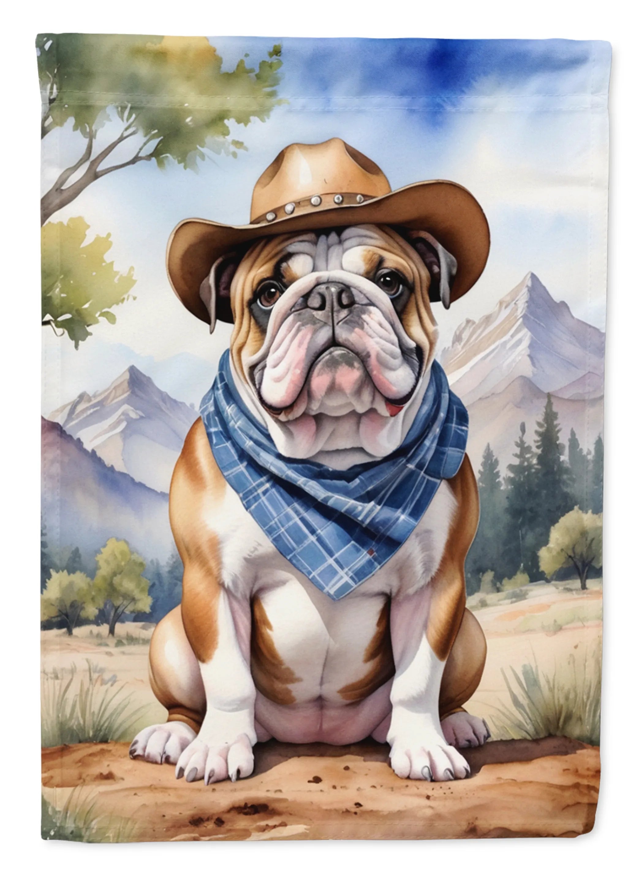 Cowboy Welcome Decorative Flag - Size: GARDEN SIZE | Pack Of: 1 | Collection name: Cowboy welcome