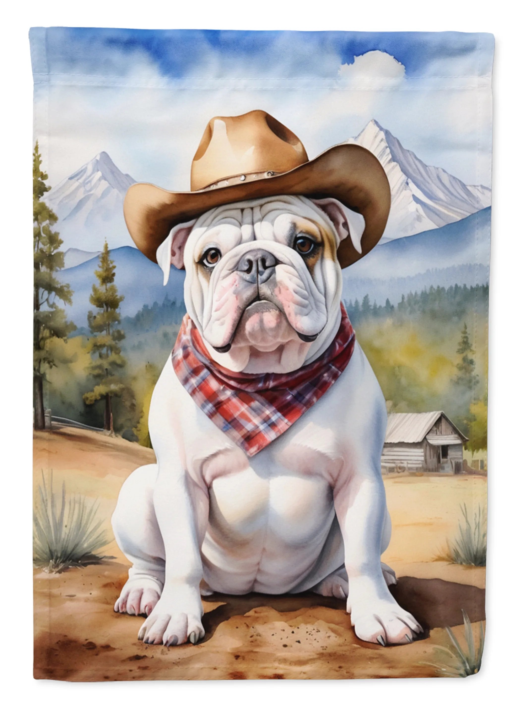 Cowboy Welcome Decorative Flag - Size: GARDEN SIZE | Pack Of: 1 | Collection name: Cowboy welcome