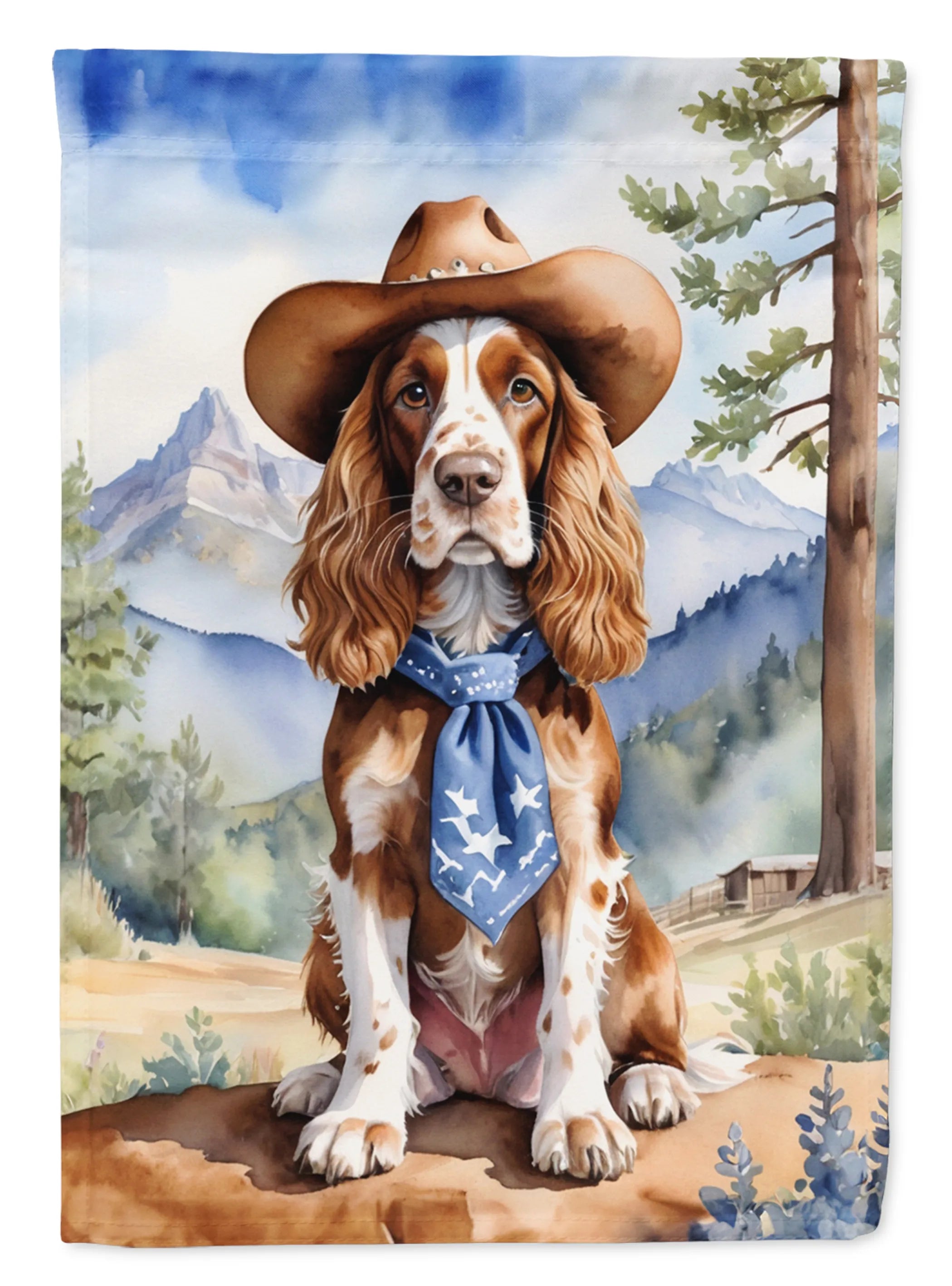 Cowboy Welcome Decorative Flag - Size: GARDEN SIZE | Pack Of: 1 | Collection name: Cowboy welcome