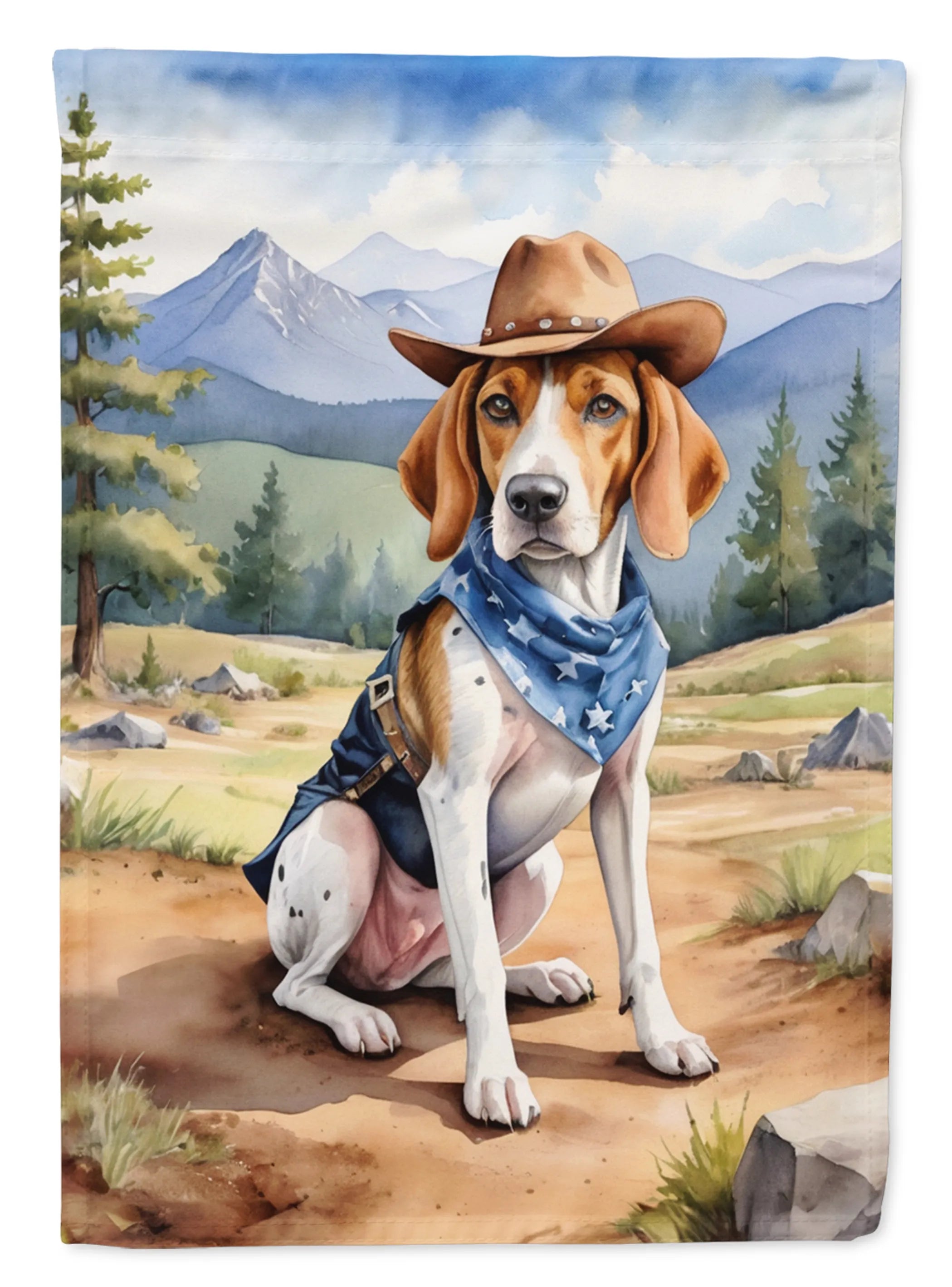 Cowboy Welcome Decorative Flag - Size: GARDEN SIZE | Pack Of: 1 | Collection name: Cowboy welcome