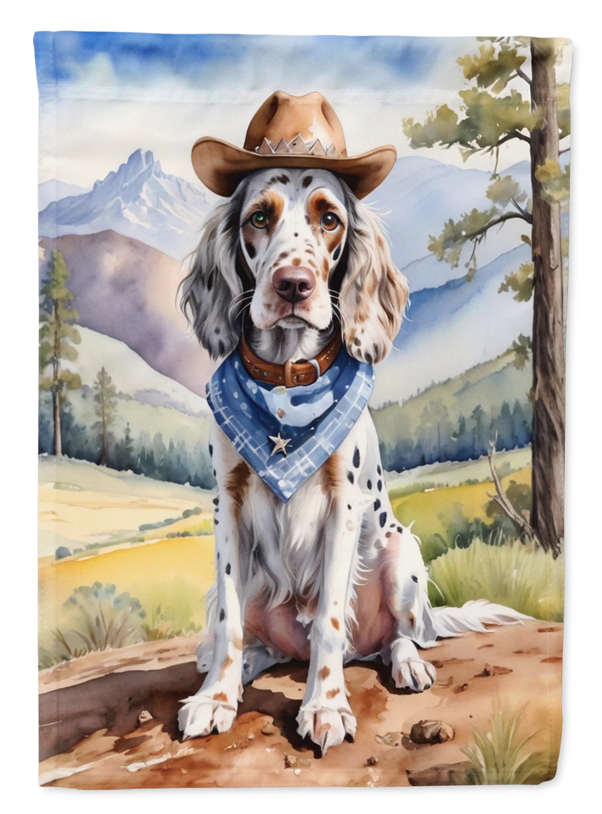 Cowboy Welcome Decorative Flag - Size: GARDEN SIZE | Pack Of: 1 | Collection name: Cowboy welcome