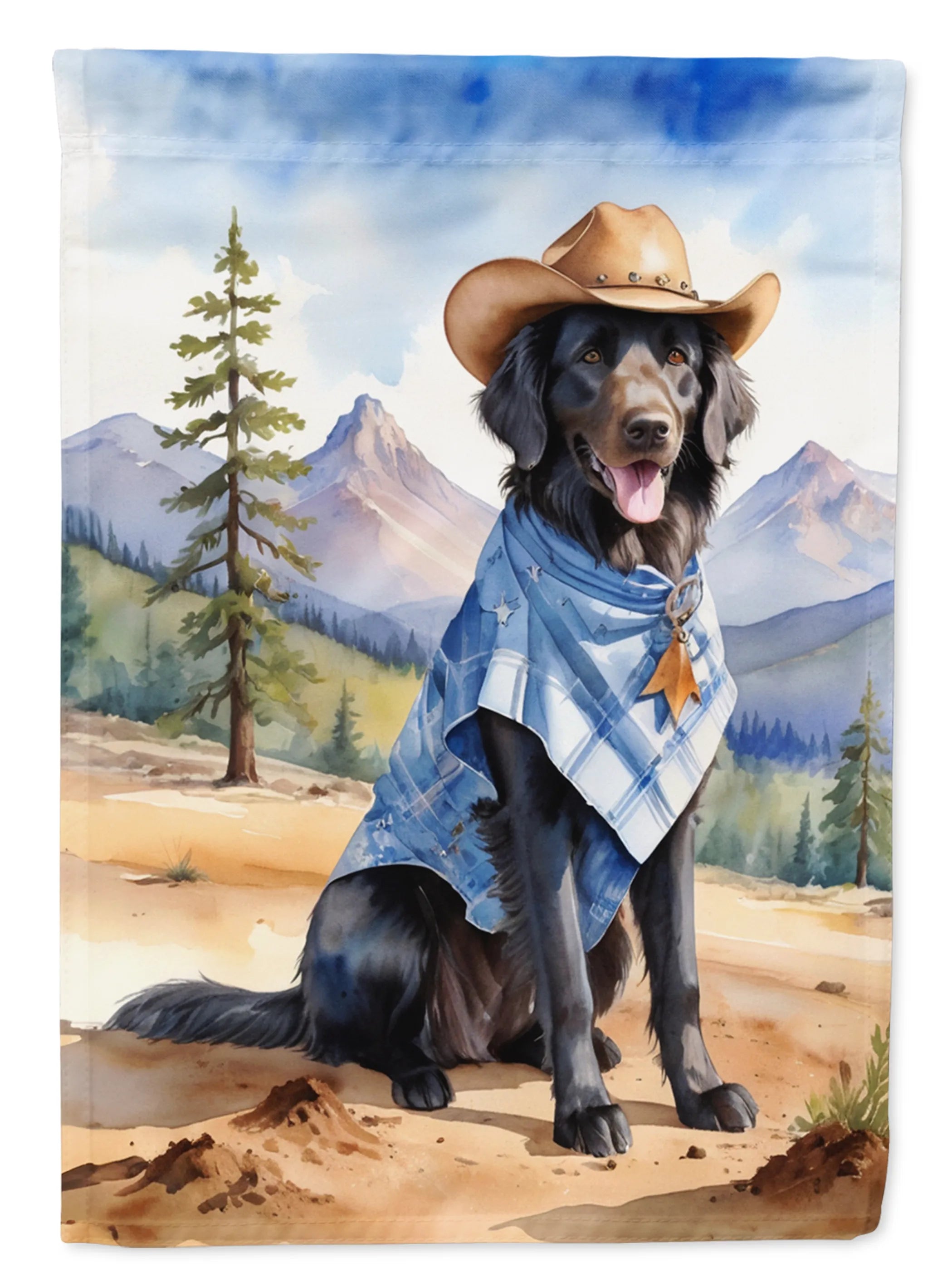Cowboy Welcome Decorative Flag - Size: GARDEN SIZE | Pack Of: 1 | Collection name: Cowboy welcome
