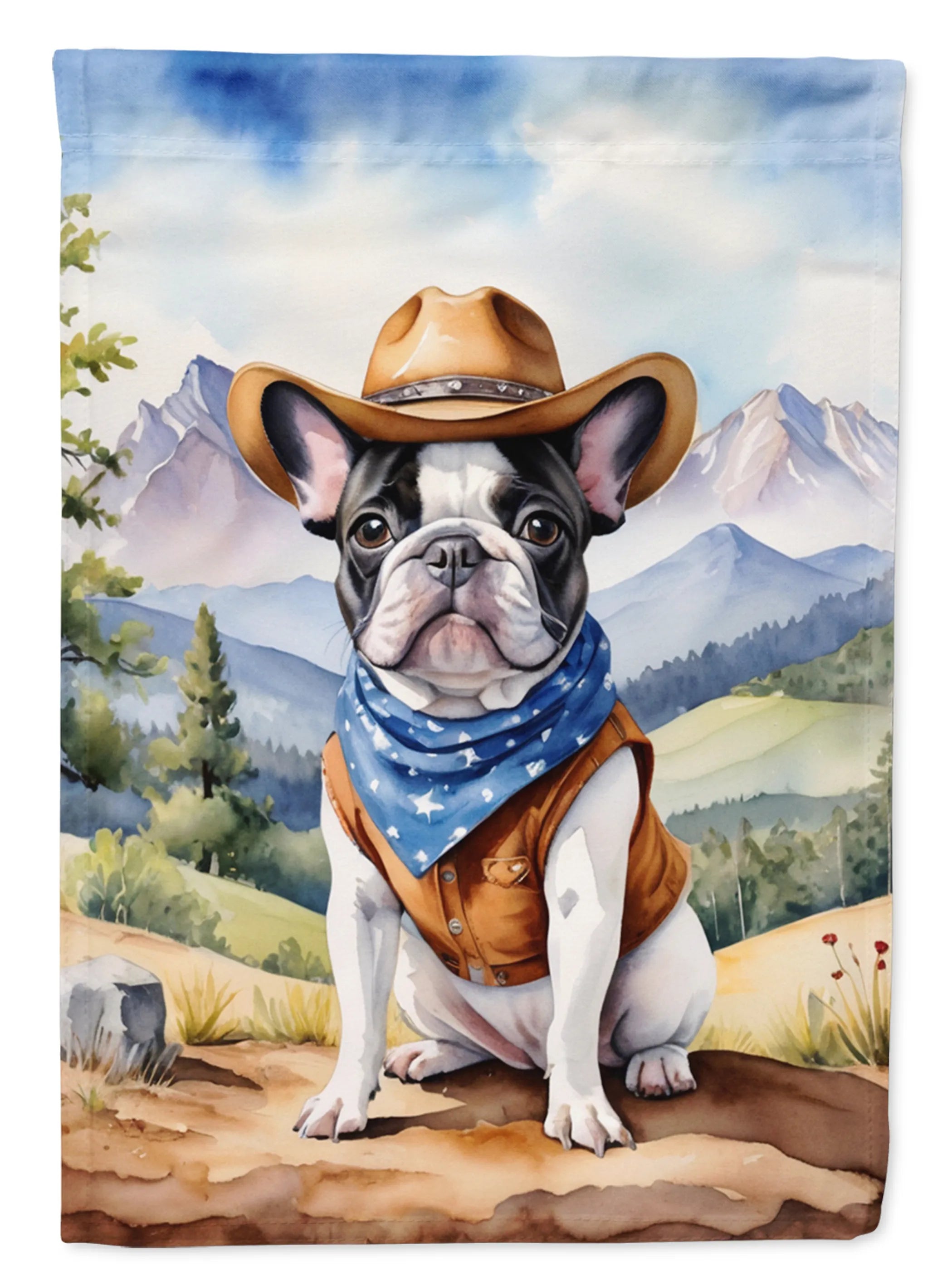 Cowboy Welcome Decorative Flag - Size: GARDEN SIZE | Pack Of: 1 | Collection name: Cowboy welcome