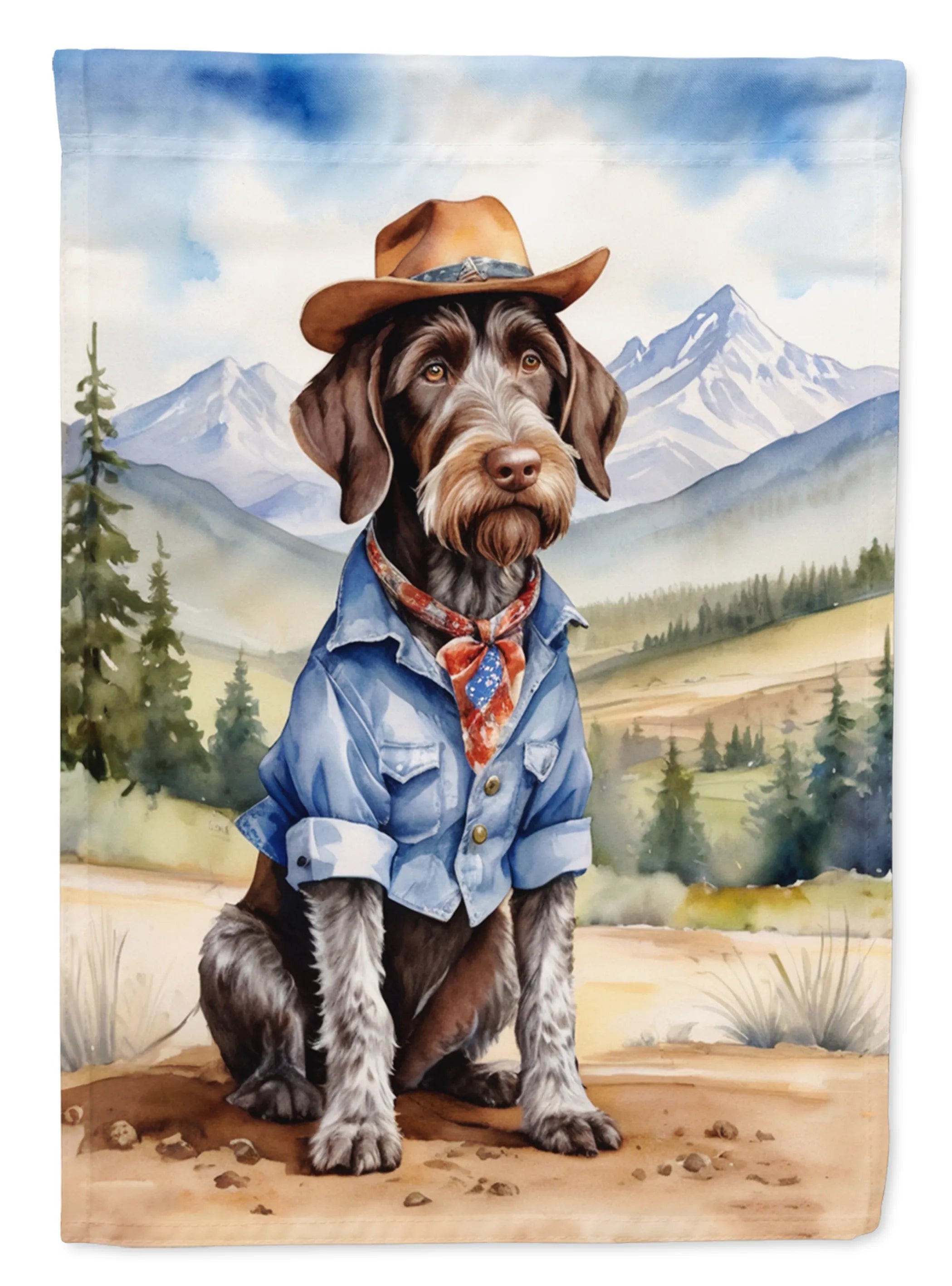 Cowboy Welcome Decorative Flag - Size: GARDEN SIZE | Pack Of: 1 | Collection name: Cowboy welcome