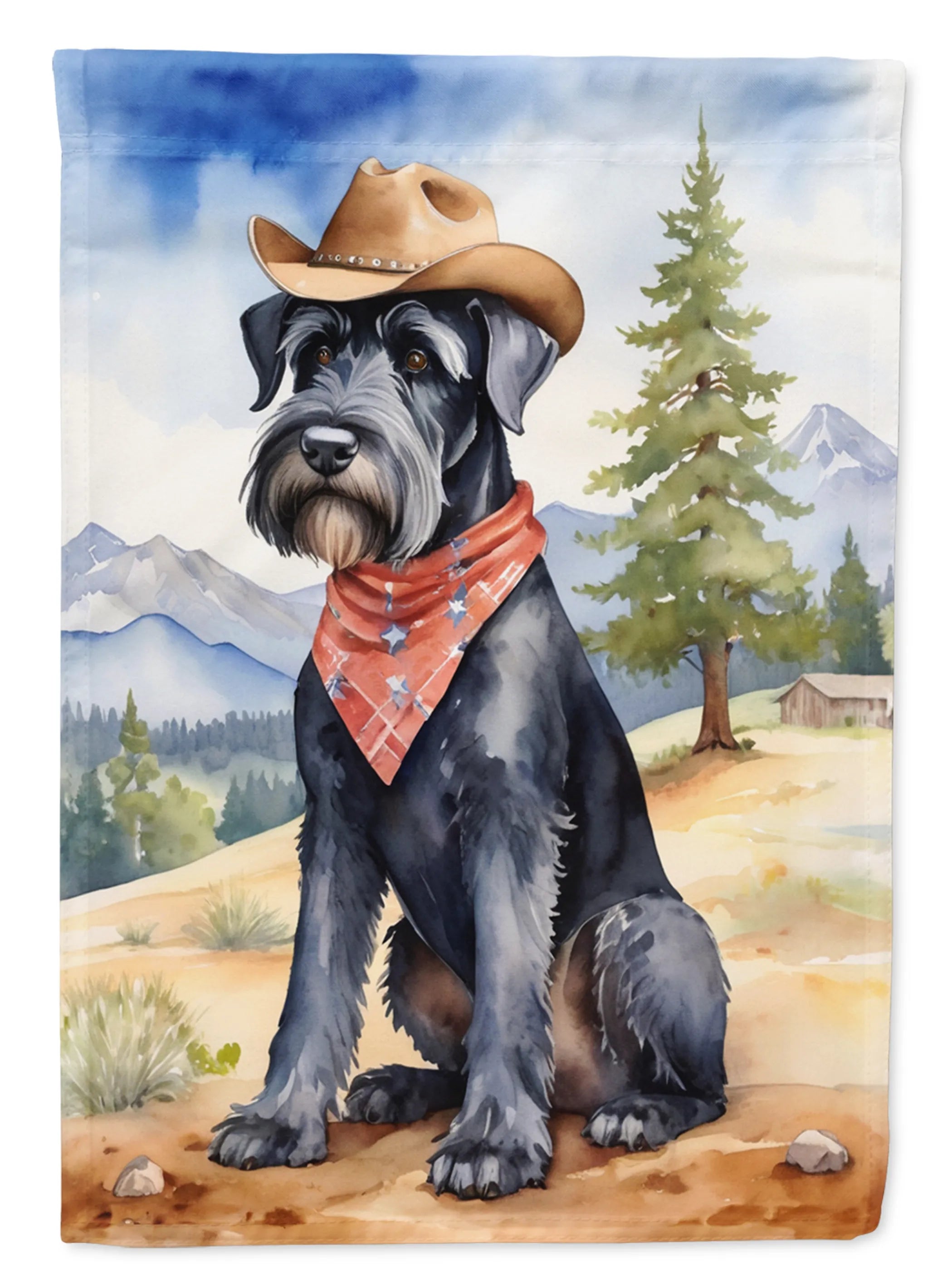 Cowboy Welcome Decorative Flag - Size: GARDEN SIZE | Pack Of: 1 | Collection name: Cowboy welcome