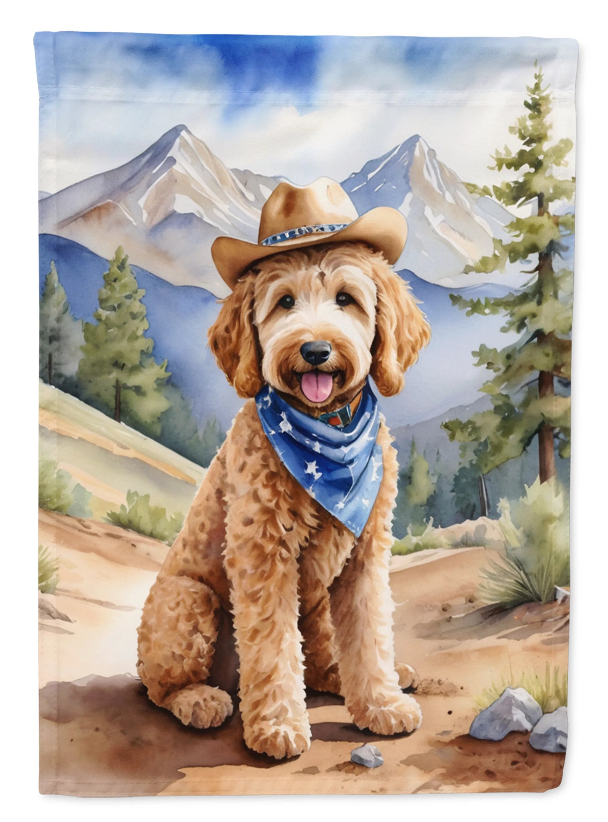 Cowboy Welcome Decorative Flag - Size: GARDEN SIZE | Pack Of: 1 | Collection name: Cowboy welcome