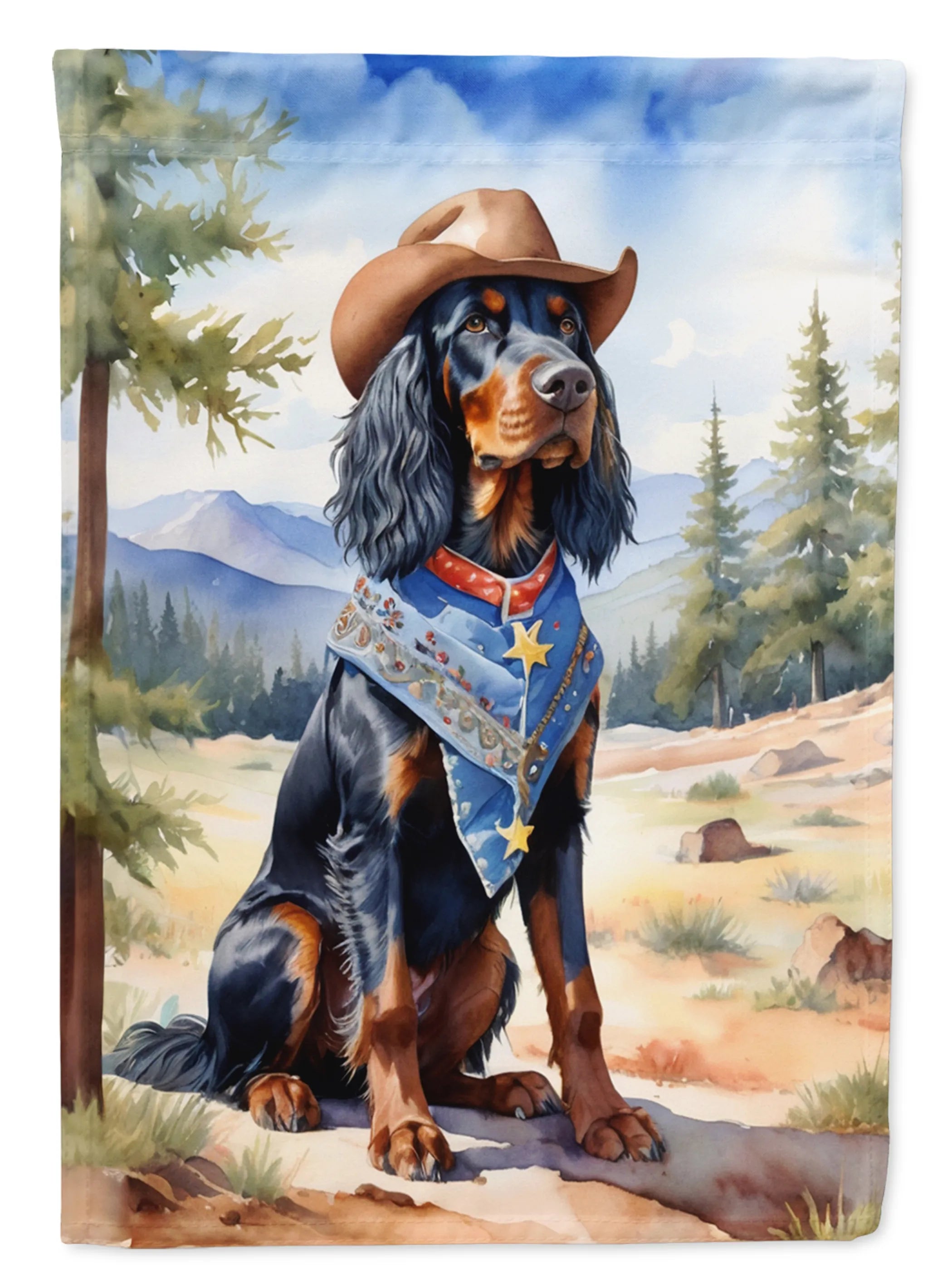 Cowboy Welcome Decorative Flag - Size: GARDEN SIZE | Pack Of: 1 | Collection name: Cowboy welcome