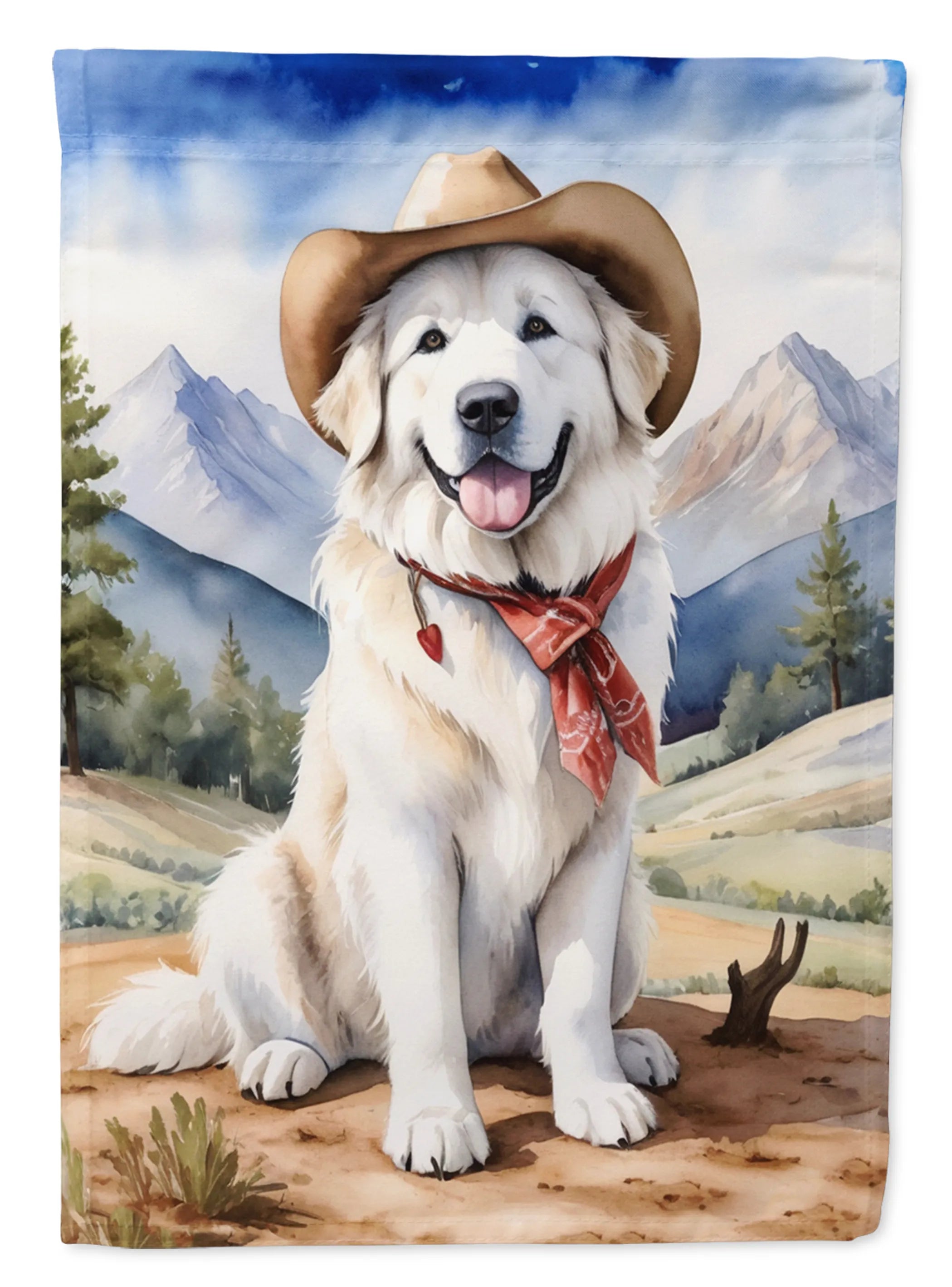 Cowboy Welcome Decorative Flag - Size: GARDEN SIZE | Pack Of: 1 | Collection name: Cowboy welcome