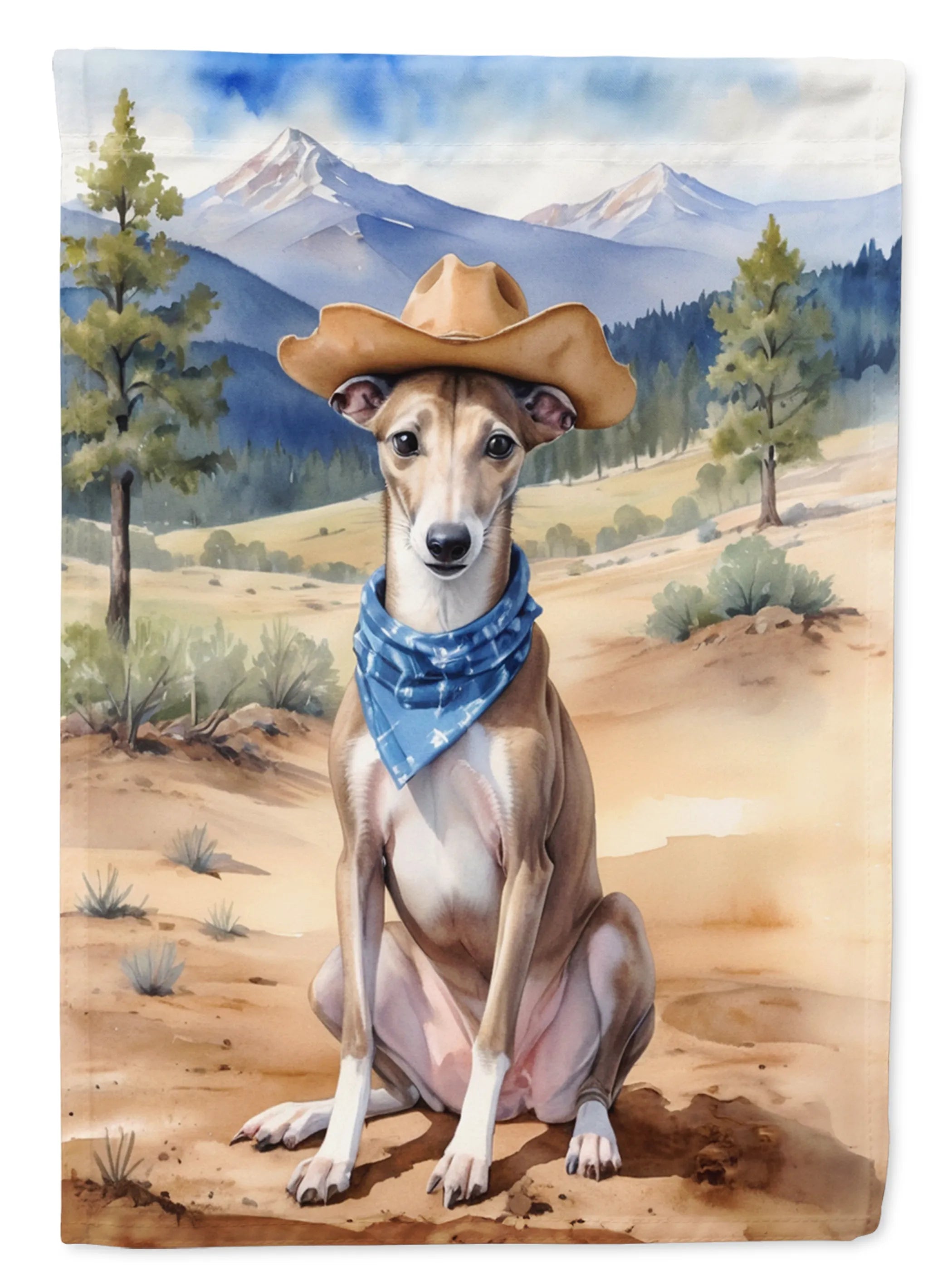Cowboy Welcome Decorative Flag - Size: GARDEN SIZE | Pack Of: 1 | Collection name: Cowboy welcome