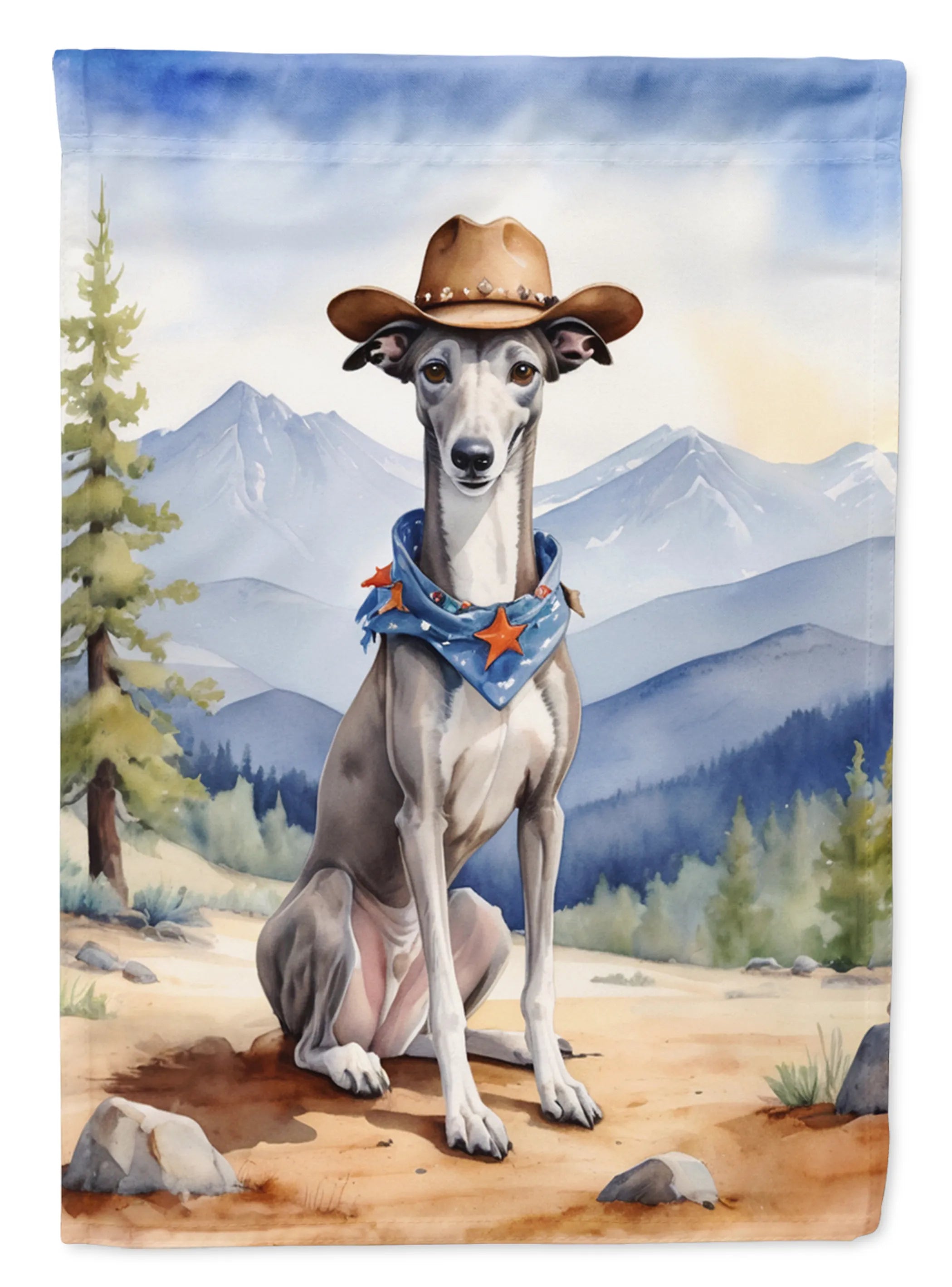 Cowboy Welcome Decorative Flag - Size: GARDEN SIZE | Pack Of: 1 | Collection name: Cowboy welcome