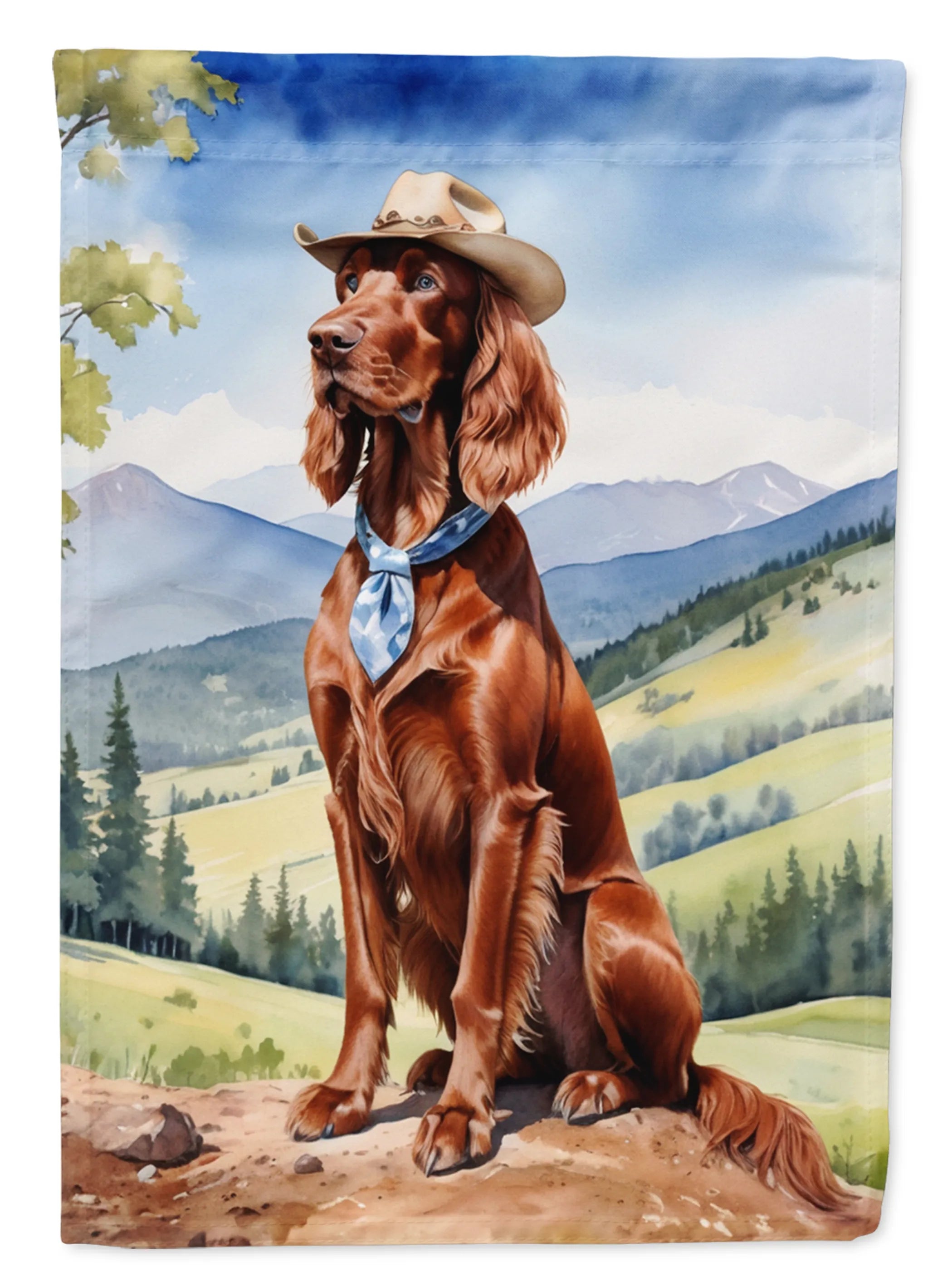 Cowboy Welcome Decorative Flag - Size: GARDEN SIZE | Pack Of: 1 | Collection name: Cowboy welcome