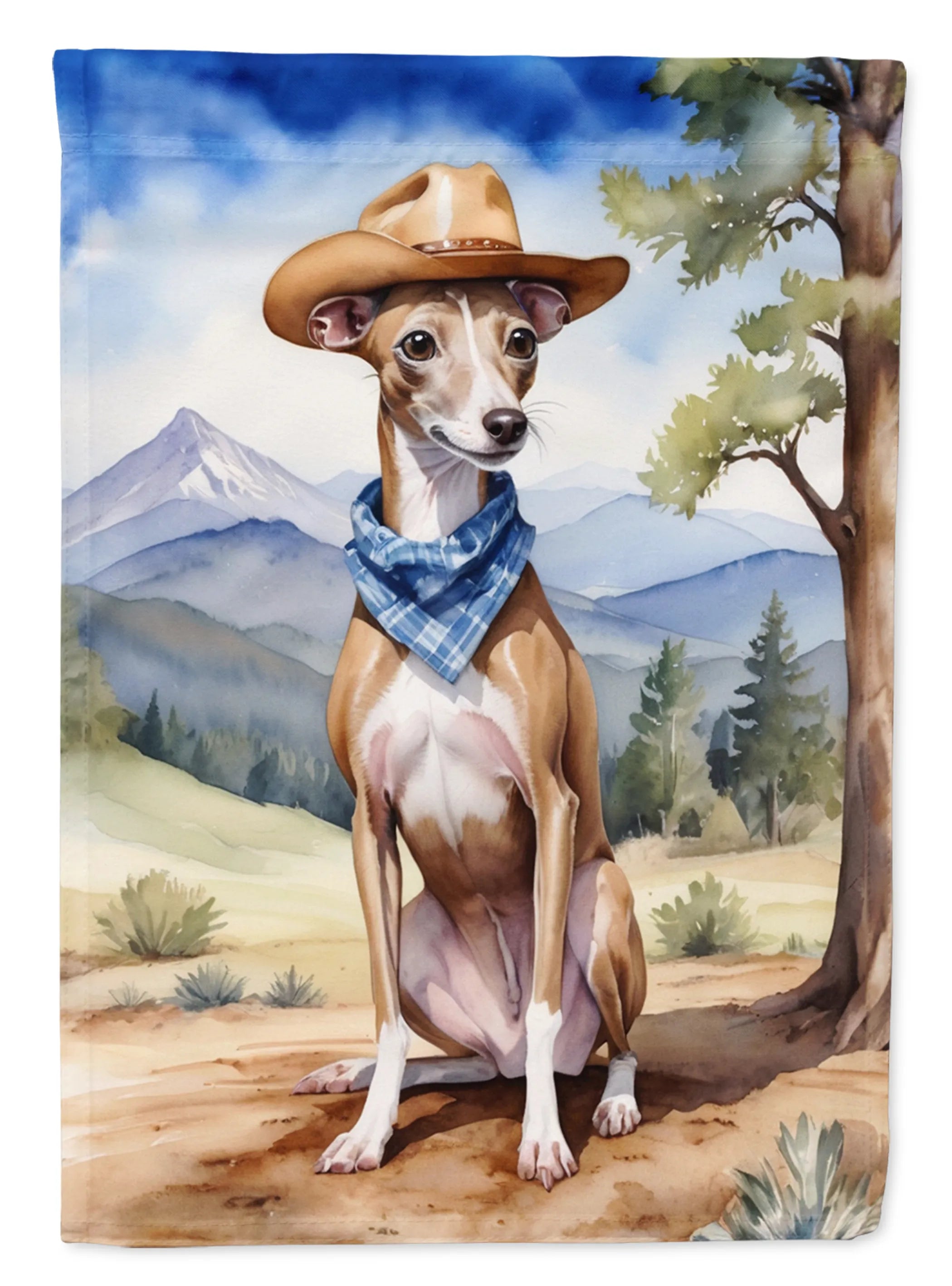 Cowboy Welcome Decorative Flag - Size: GARDEN SIZE | Pack Of: 1 | Collection name: Cowboy welcome