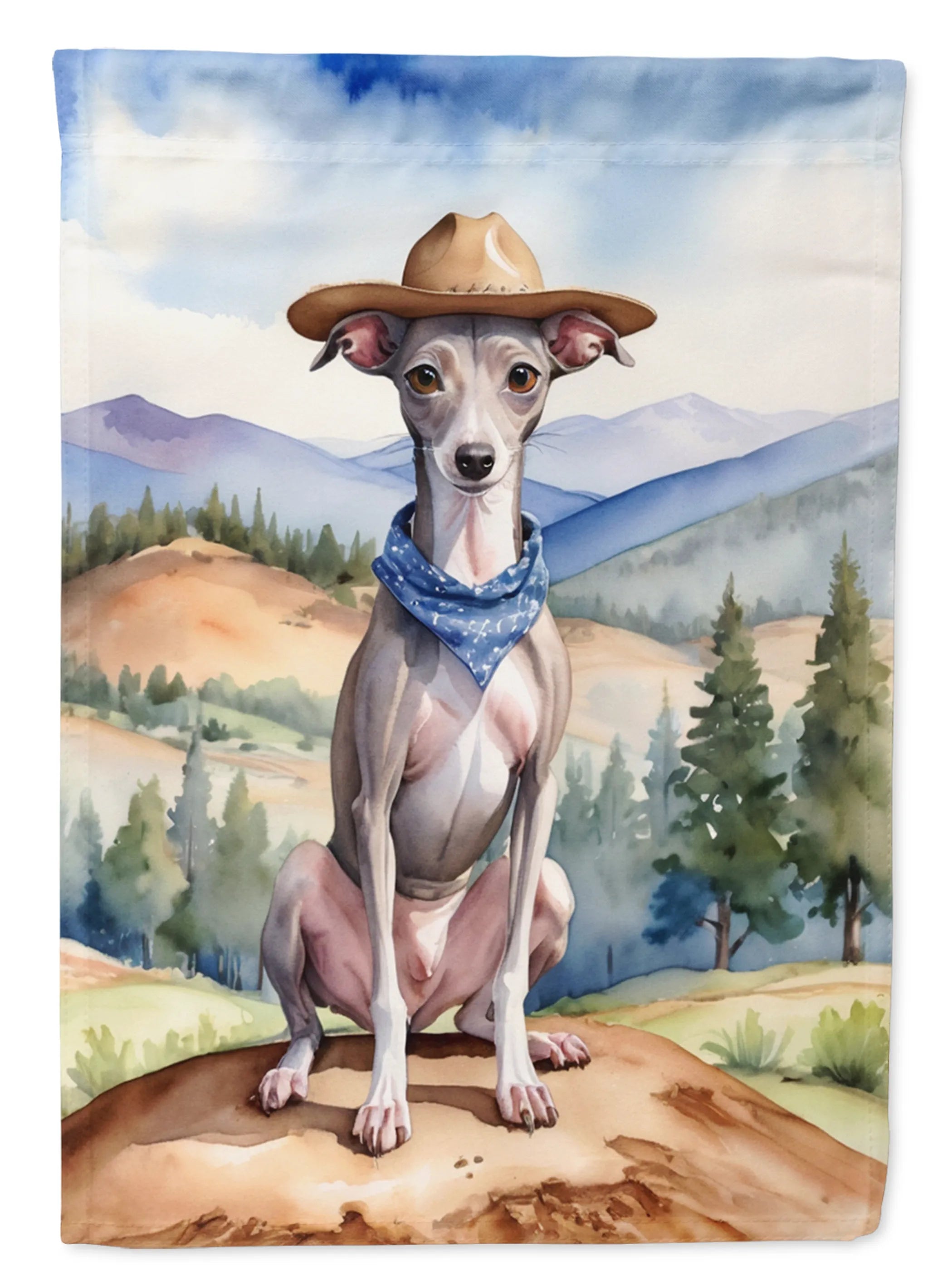 Cowboy Welcome Decorative Flag - Size: GARDEN SIZE | Pack Of: 1 | Collection name: Cowboy welcome