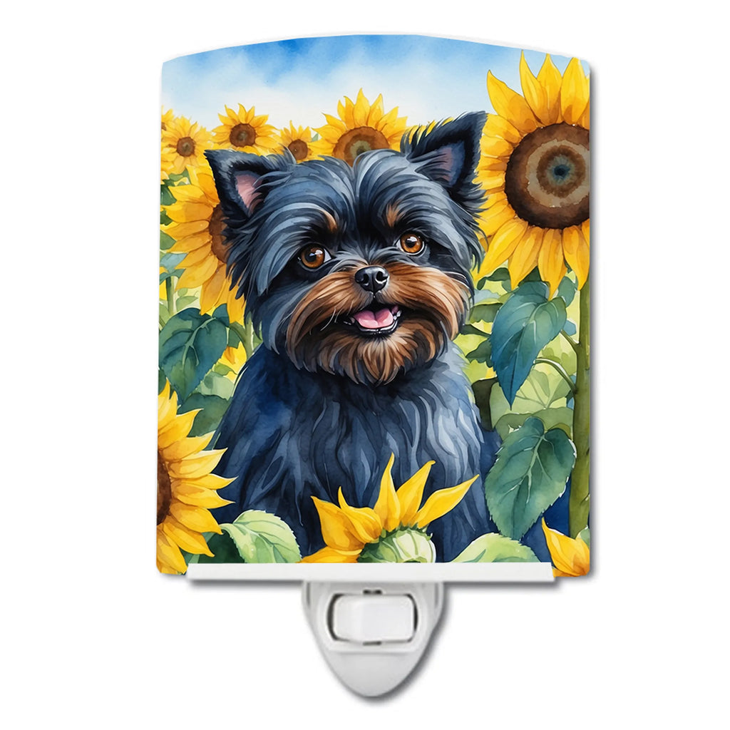 In Sunflowers Ceramic Night Light - Pack Of: 1 | Collection name: In sunflowers
