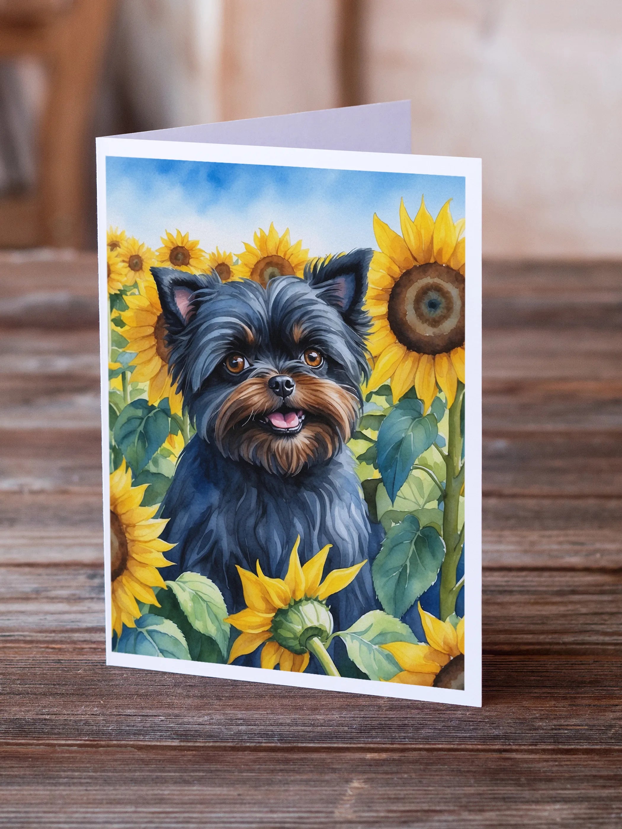 In Sunflowers Greeting Cards  - Size: 5X7 | Pack Of: 1 | Collection name: In sunflowers