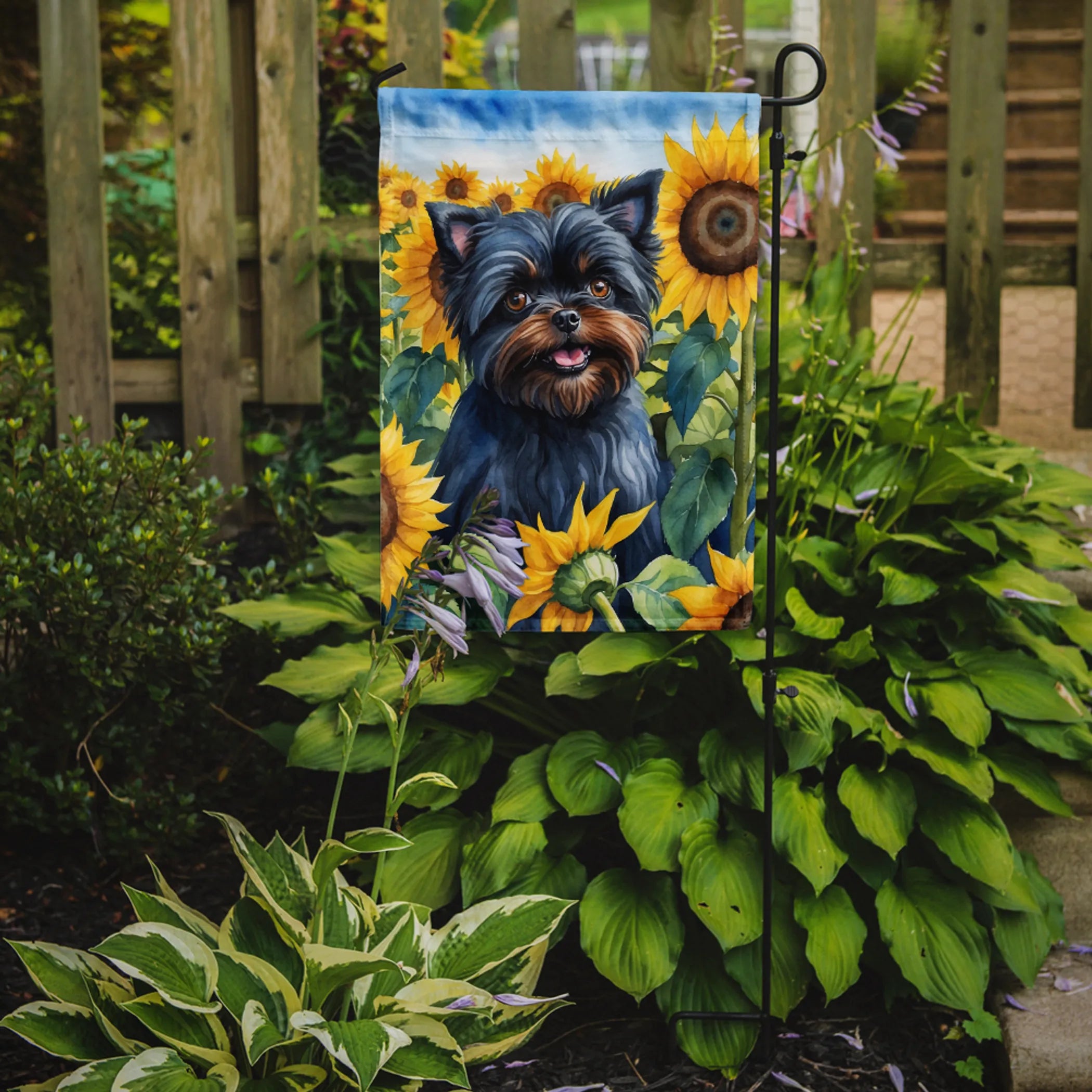 In Sunflowers Decorative Flag - Size: GARDEN SIZE | Pack Of: 1 | Collection name: In sunflowers