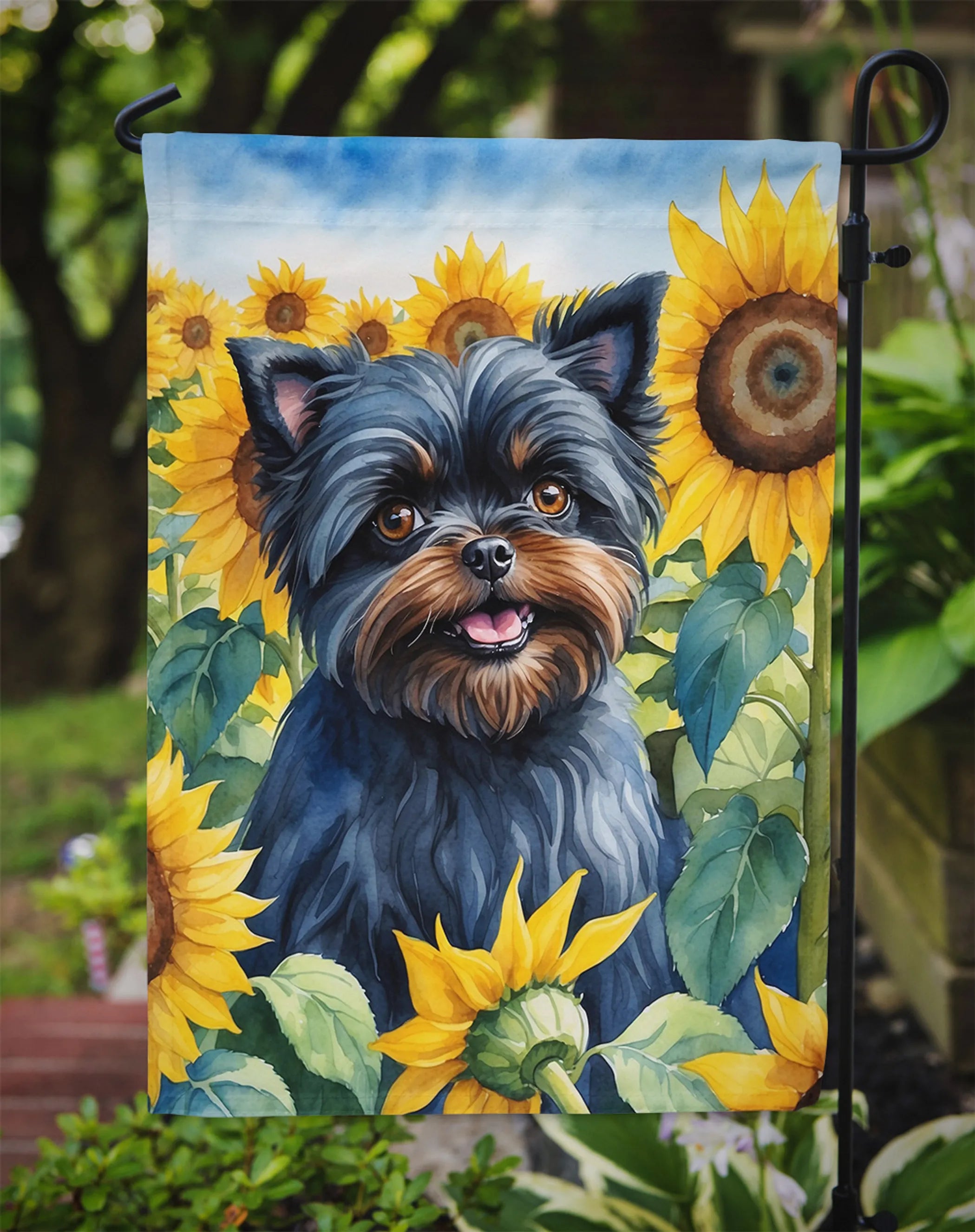 In Sunflowers Decorative Flag - Size: GARDEN SIZE | Pack Of: 1 | Collection name: In sunflowers