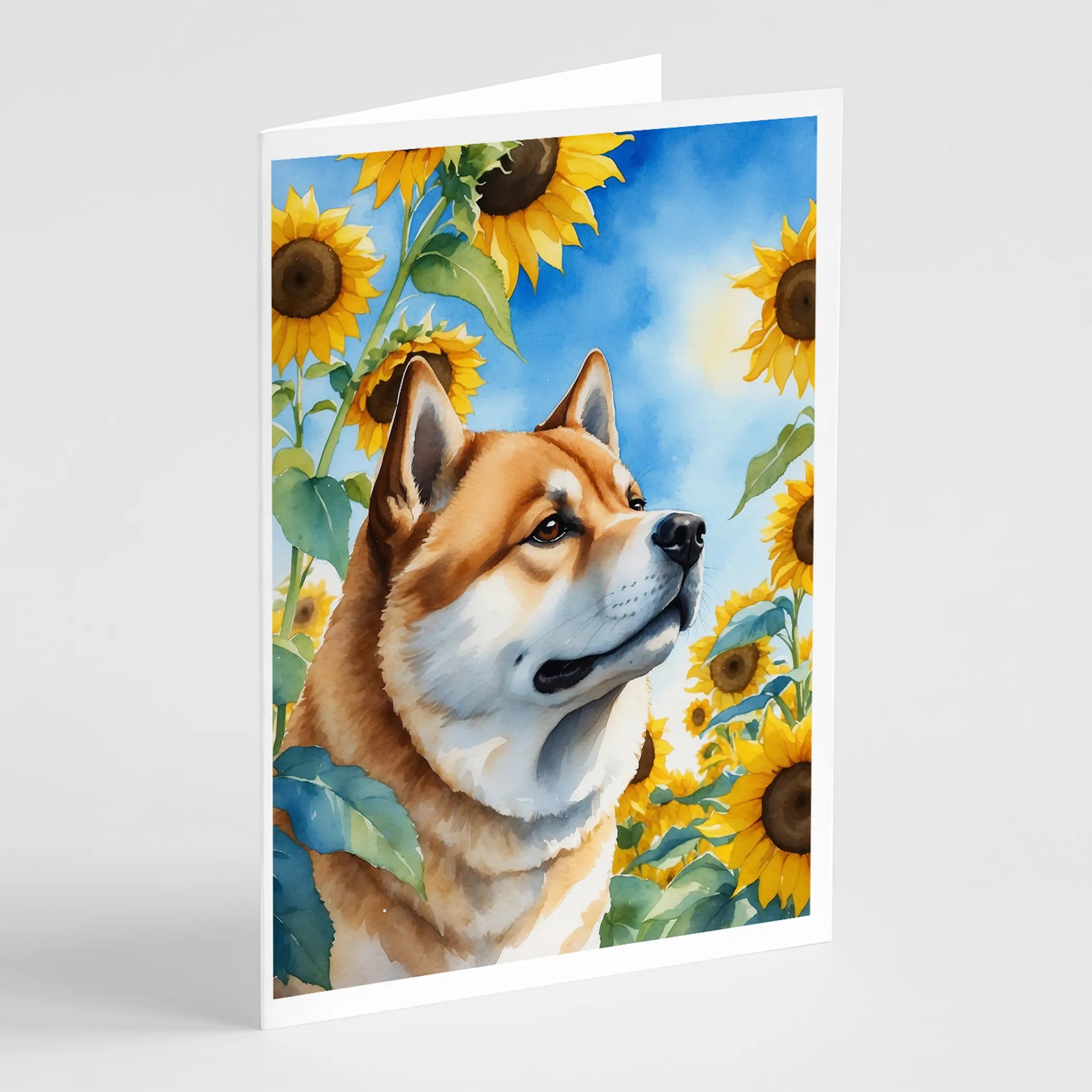 In Sunflowers Greeting Cards  - Size: 5X7 | Pack Of: 1 | Collection name: In sunflowers