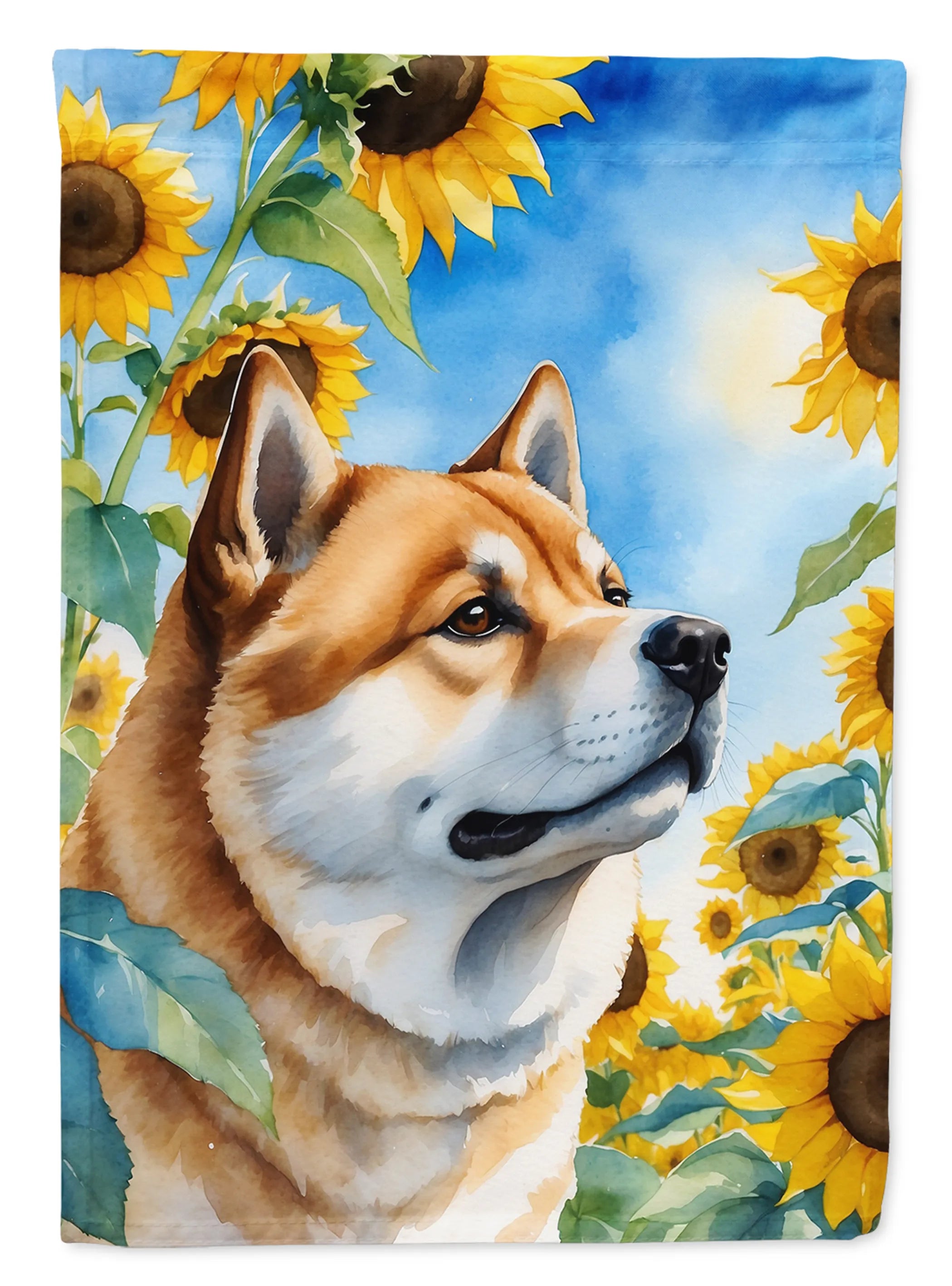 In Sunflowers Decorative Flag - Size: GARDEN SIZE | Pack Of: 1 | Collection name: In sunflowers