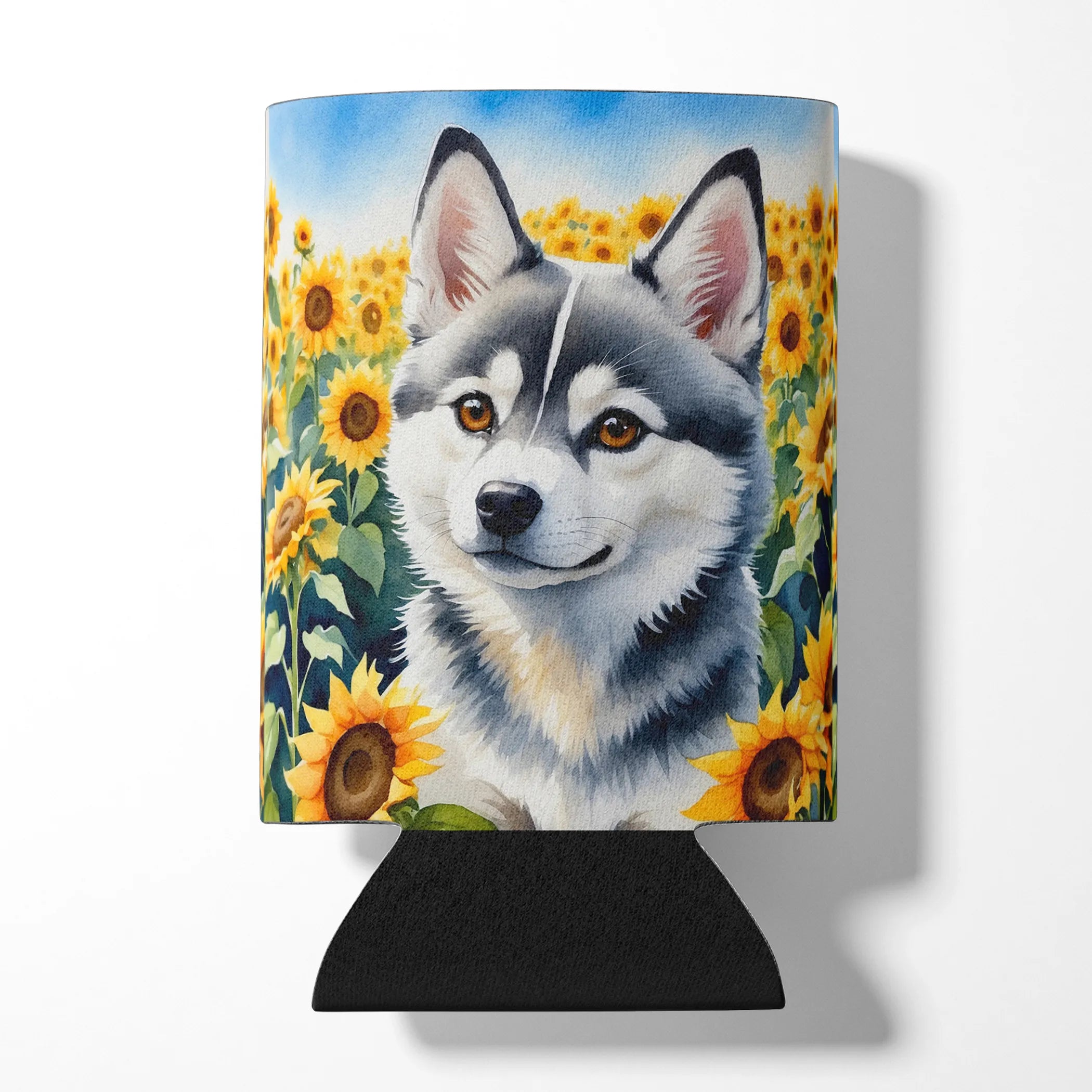 In Sunflowers Can or Bottle Hugger - Size: CAN HUGGER | Pack Of: 1 | Collection name: In sunflowers
