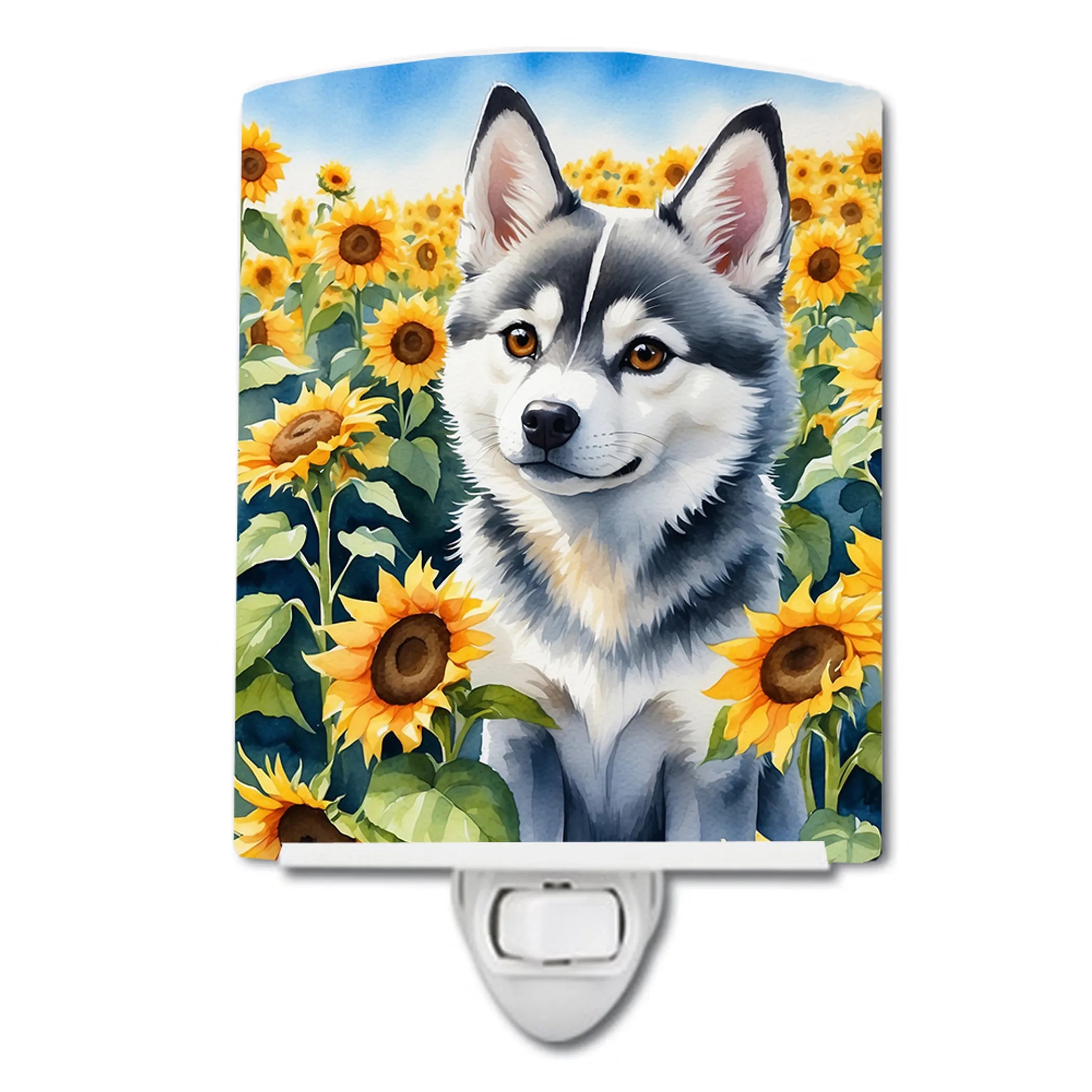 In Sunflowers Ceramic Night Light - Pack Of: 1 | Collection name: In sunflowers