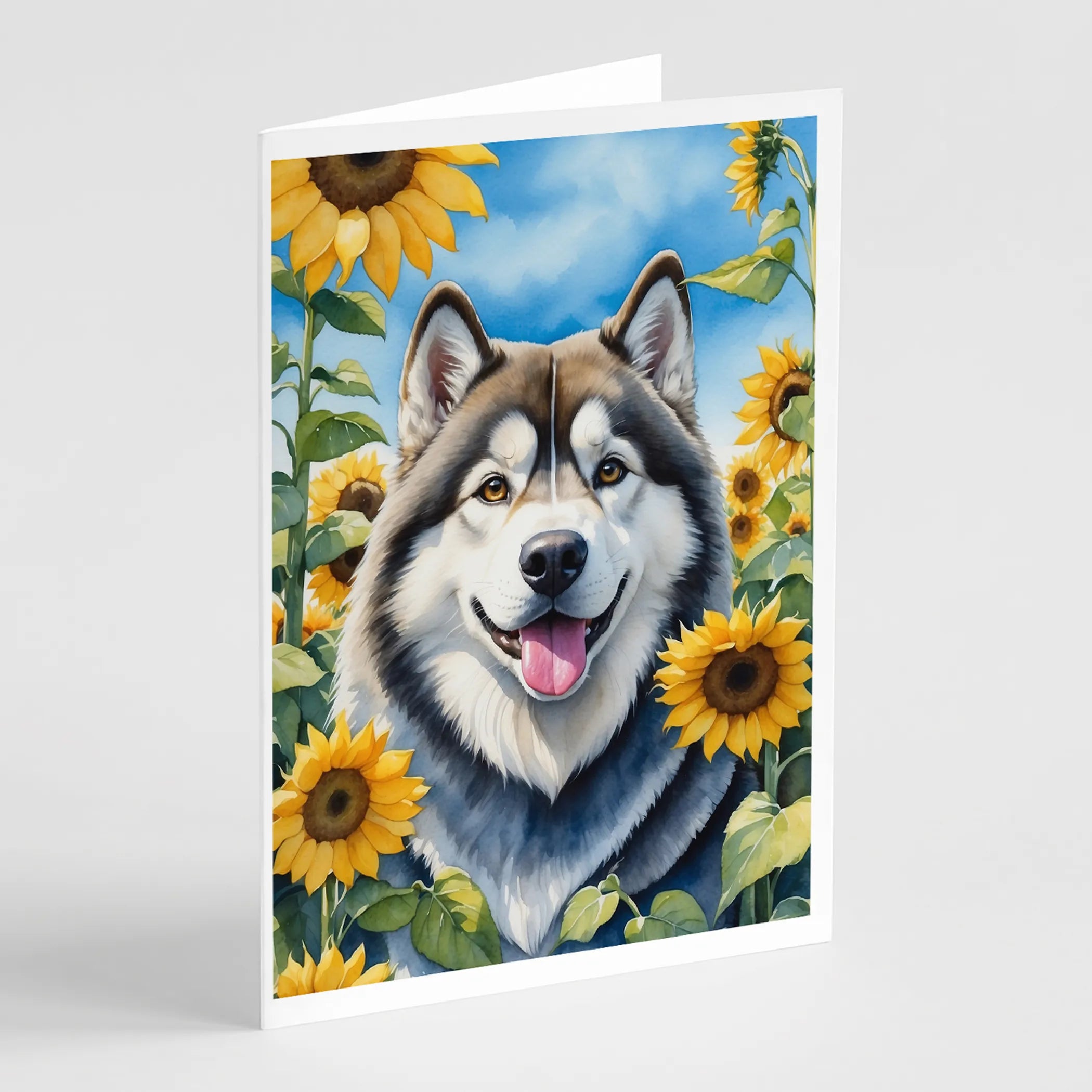 In Sunflowers Greeting Cards  - Size: 5X7 | Pack Of: 1 | Collection name: In sunflowers