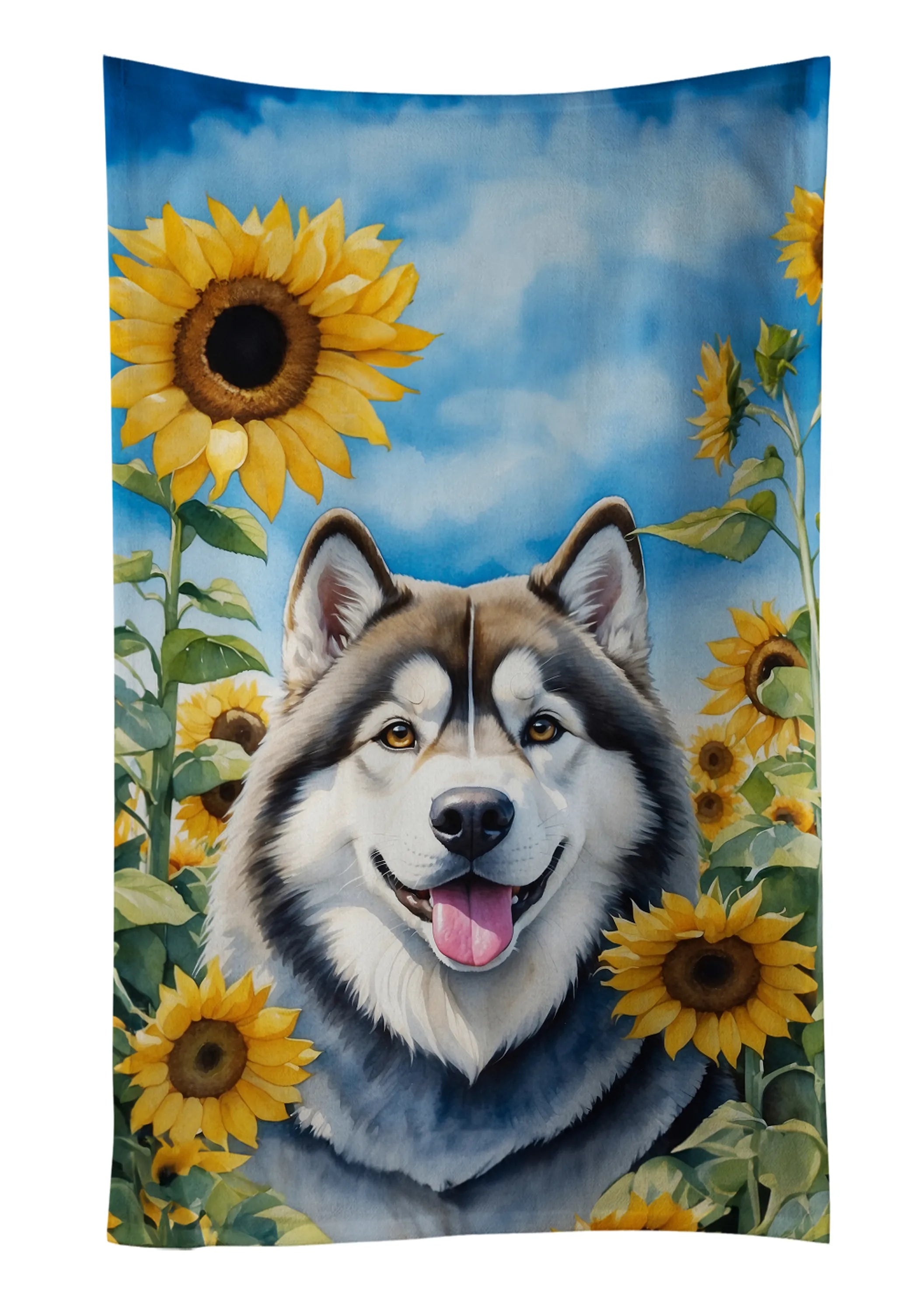 In Sunflowers Kitchen Towel - Size: 25HX15W | Pack Of: 1 | Collection name: In sunflowers