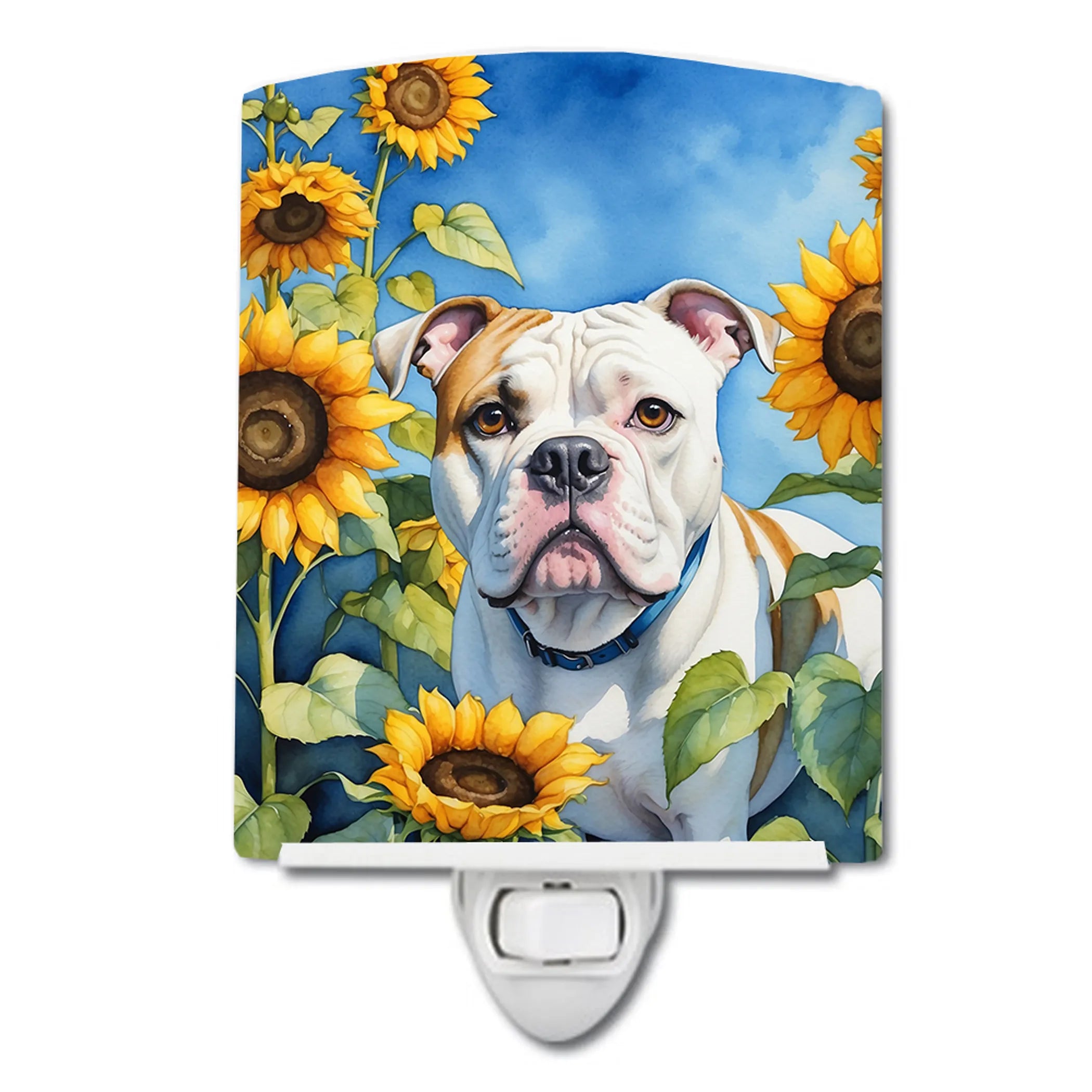 In Sunflowers Ceramic Night Light - Pack Of: 1 | Collection name: In sunflowers