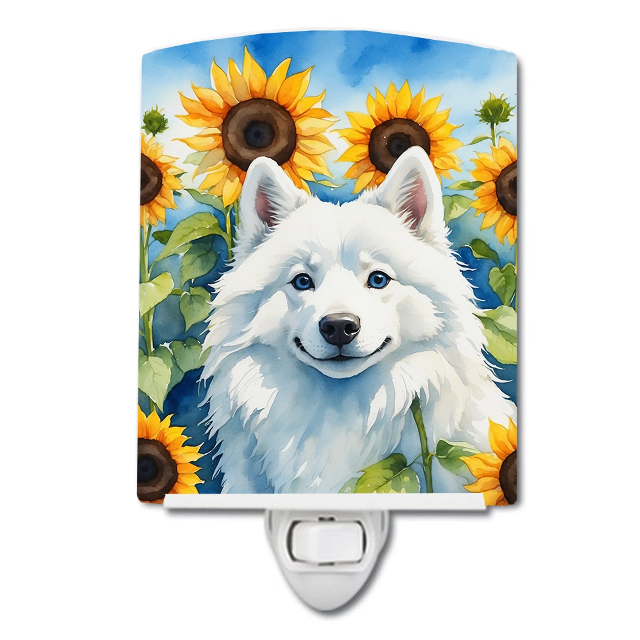 In Sunflowers Ceramic Night Light - Pack Of: 1 | Collection name: In sunflowers