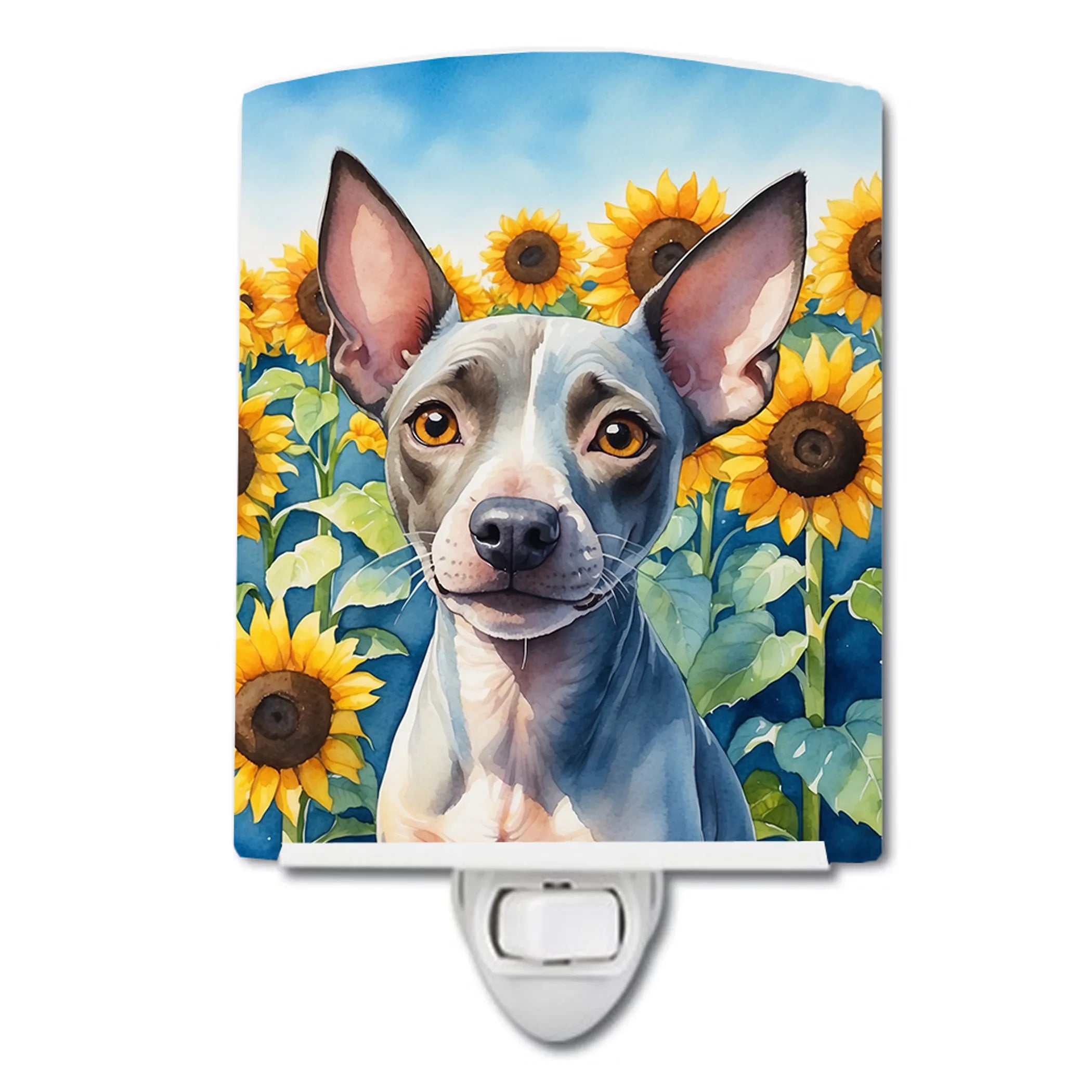 In Sunflowers Ceramic Night Light - Pack Of: 1 | Collection name: In sunflowers