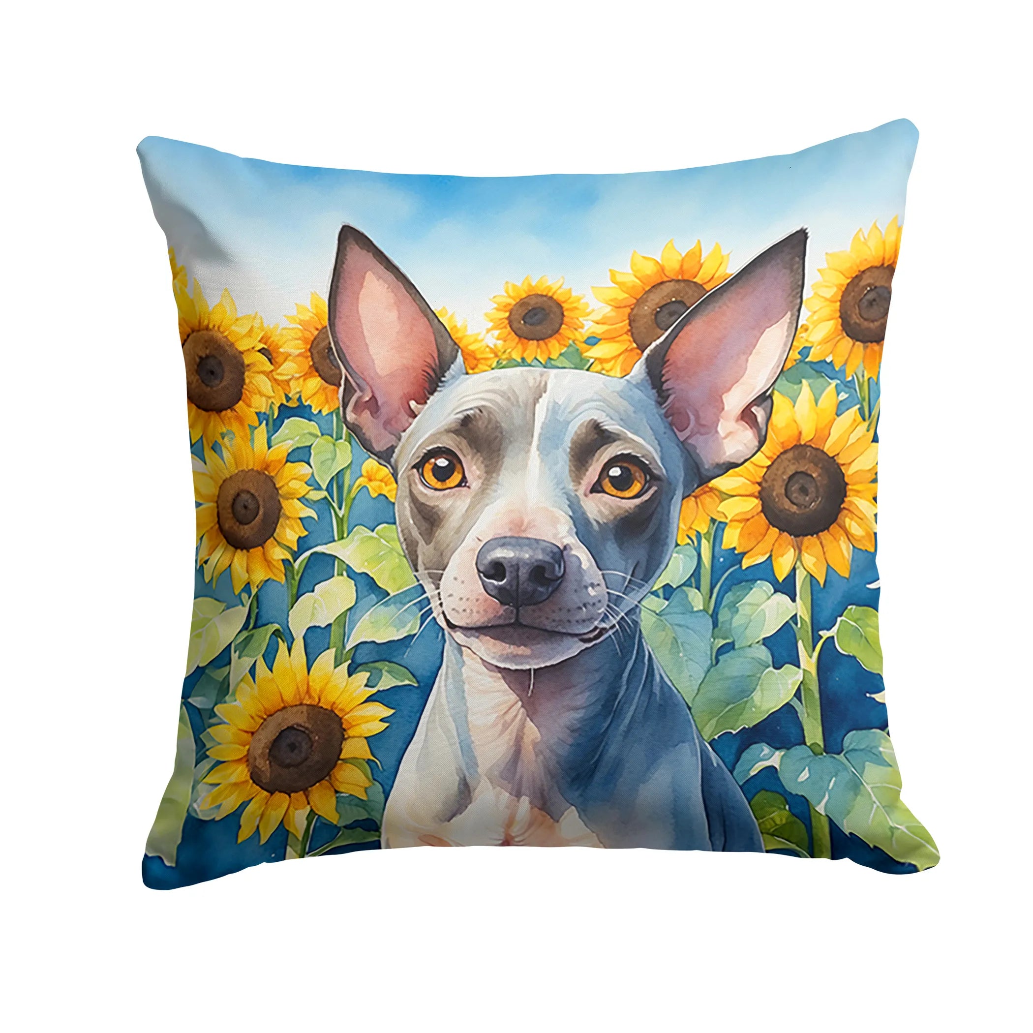 In Sunflowers Throw Pillow - Size: 14HX14W | Pack Of: 1 | Collection name: In sunflowers