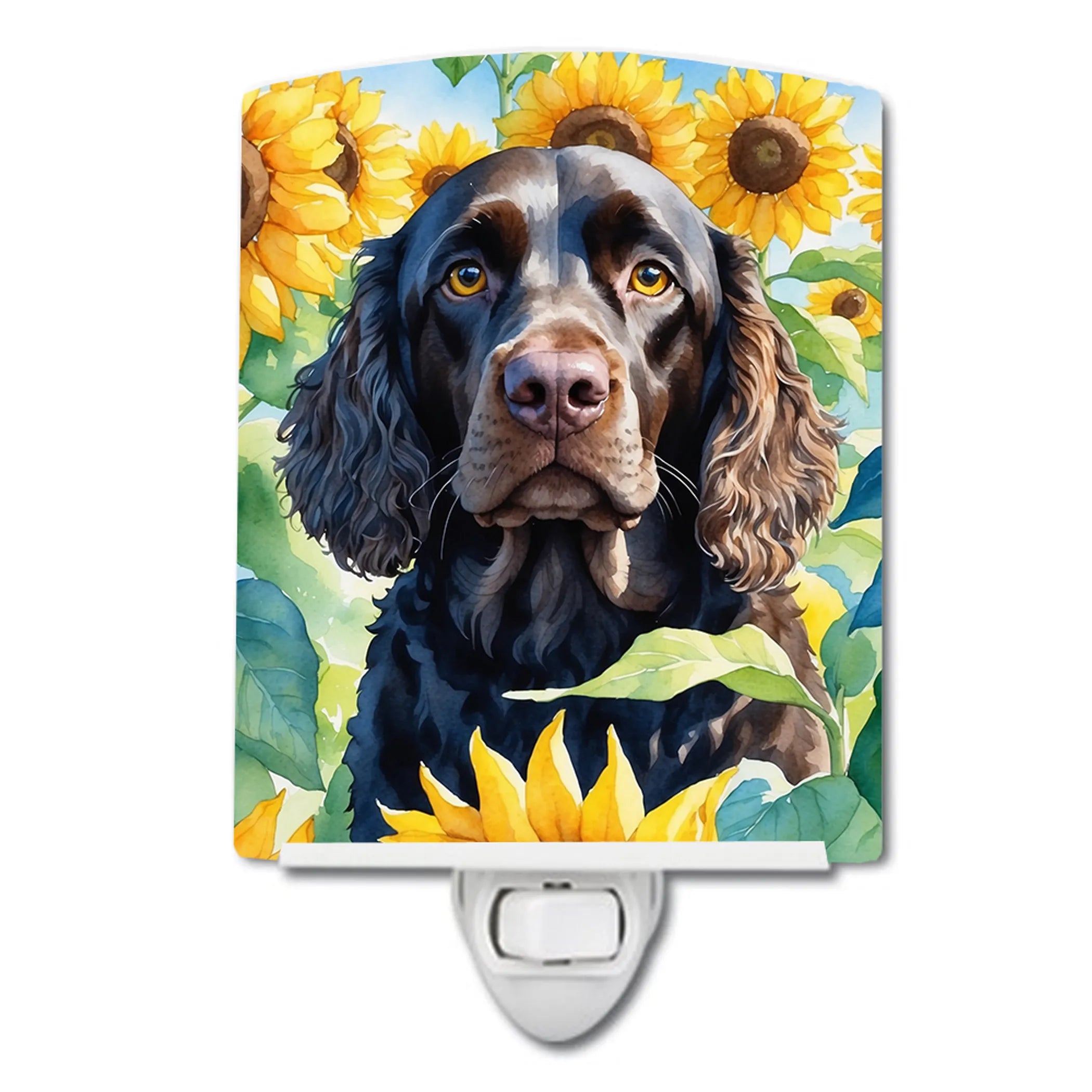 In Sunflowers Ceramic Night Light - Pack Of: 1 | Collection name: In sunflowers