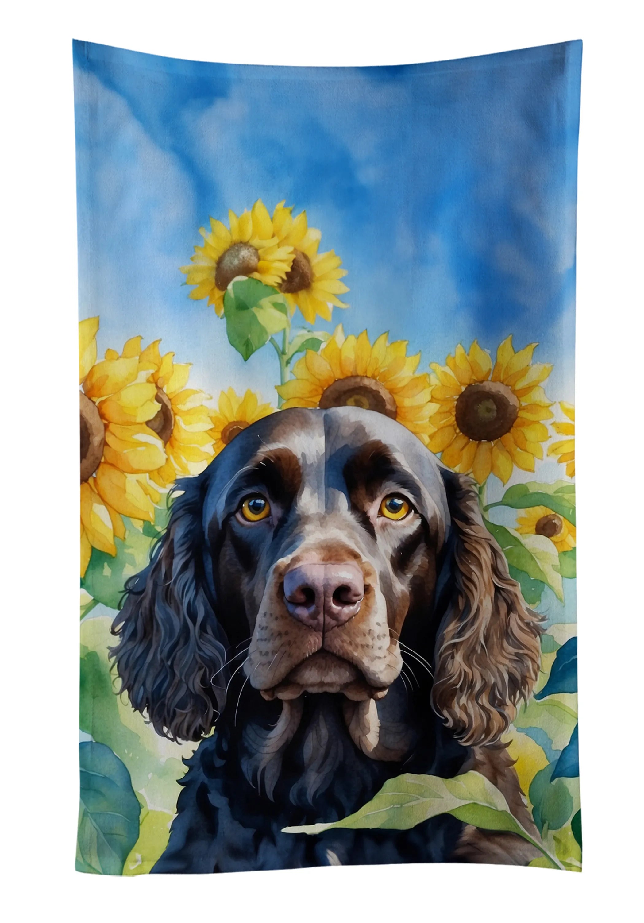 In Sunflowers Kitchen Towel - Size: 25HX15W | Pack Of: 1 | Collection name: In sunflowers