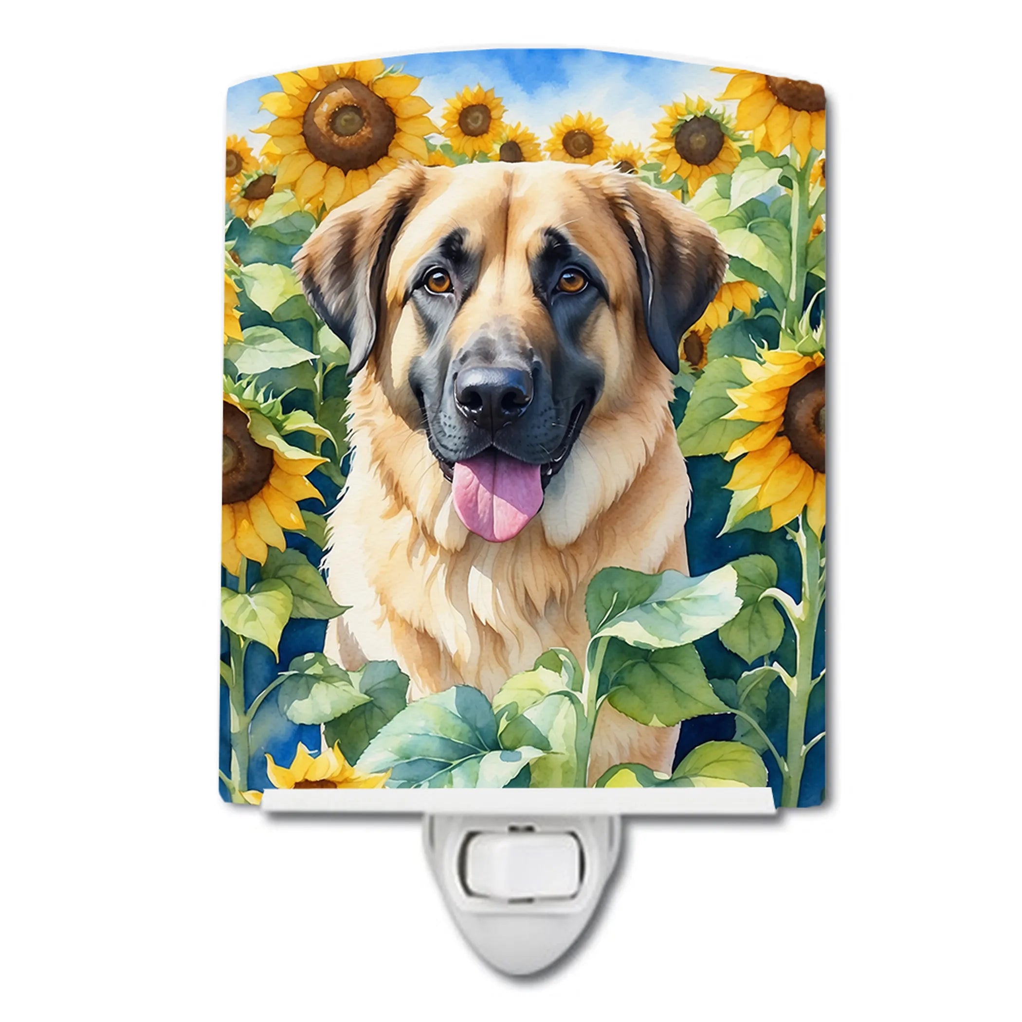 In Sunflowers Ceramic Night Light - Pack Of: 1 | Collection name: In sunflowers
