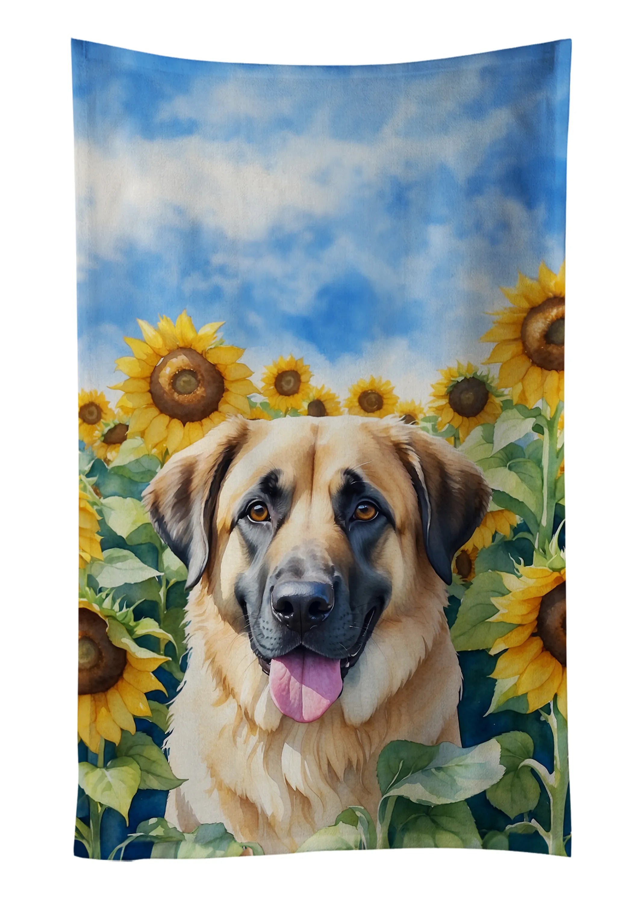 In Sunflowers Kitchen Towel - Size: 25HX15W | Pack Of: 1 | Collection name: In sunflowers