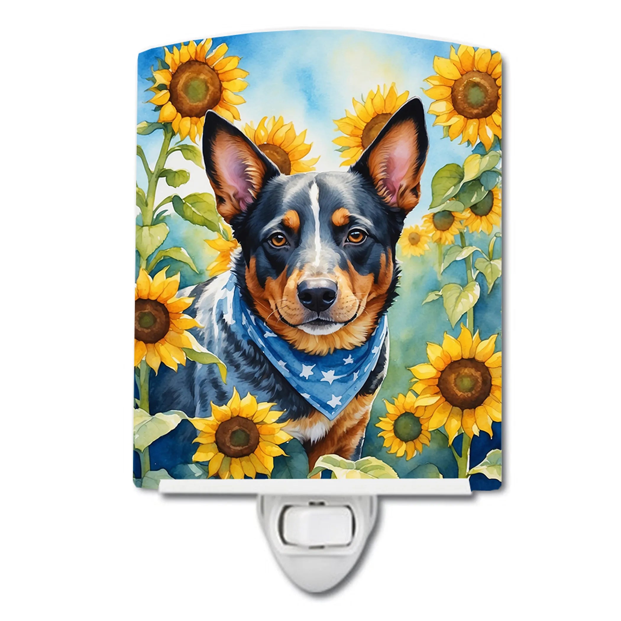 In Sunflowers Ceramic Night Light - Pack Of: 1 | Collection name: In sunflowers