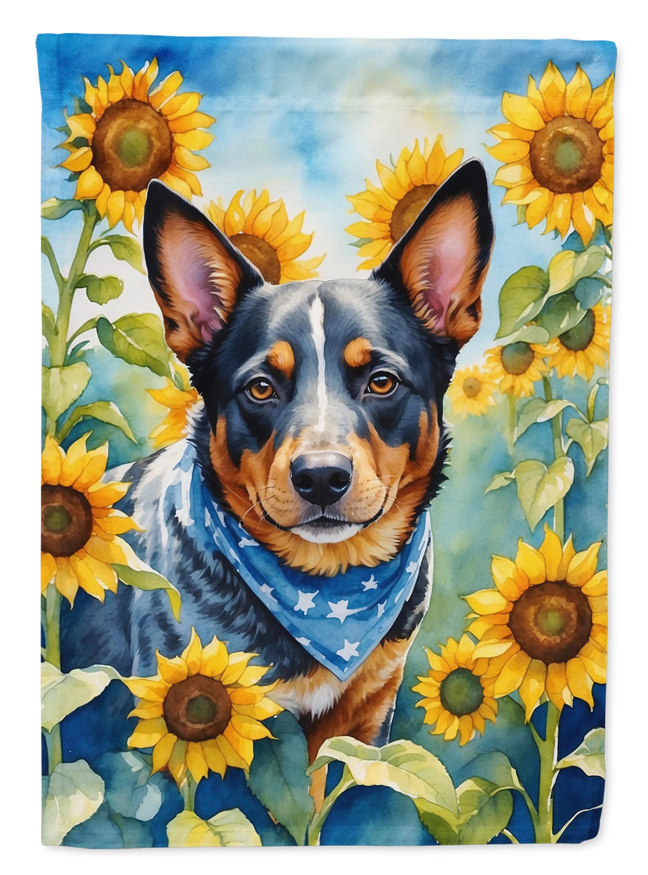In Sunflowers Decorative Flag - Size: GARDEN SIZE | Pack Of: 1 | Collection name: In sunflowers