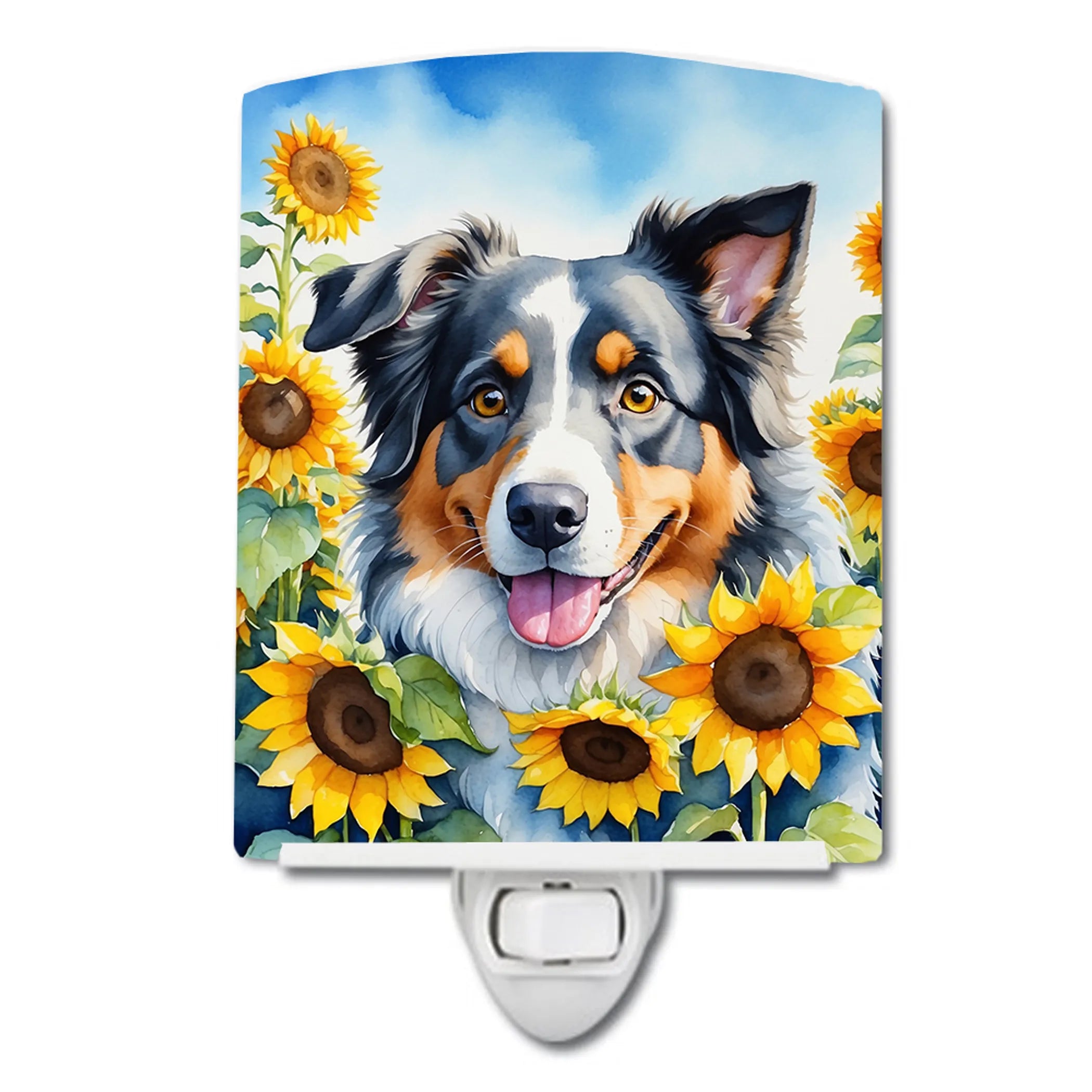 In Sunflowers Ceramic Night Light - Pack Of: 1 | Collection name: In sunflowers