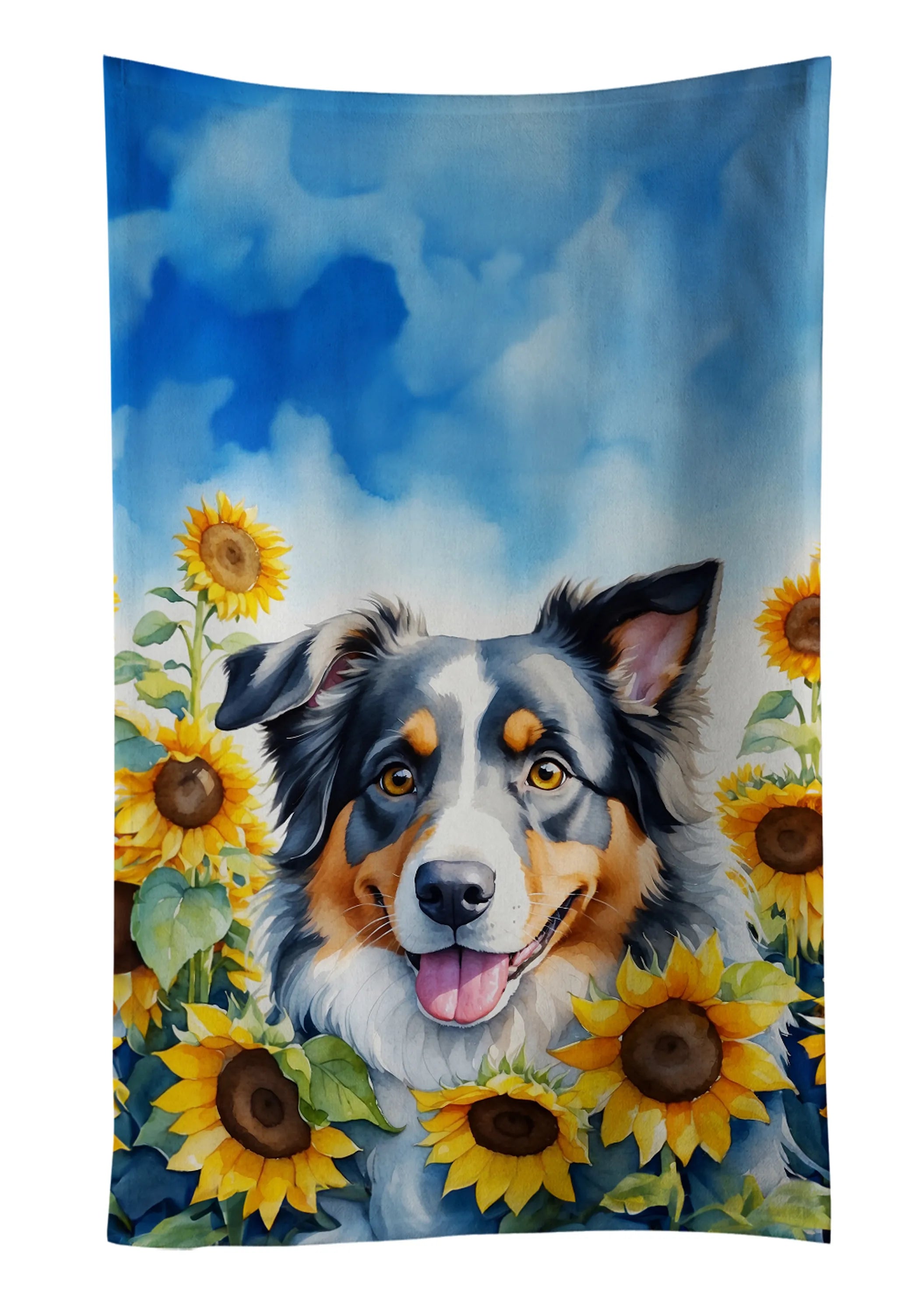 In Sunflowers Kitchen Towel - Size: 25HX15W | Pack Of: 1 | Collection name: In sunflowers