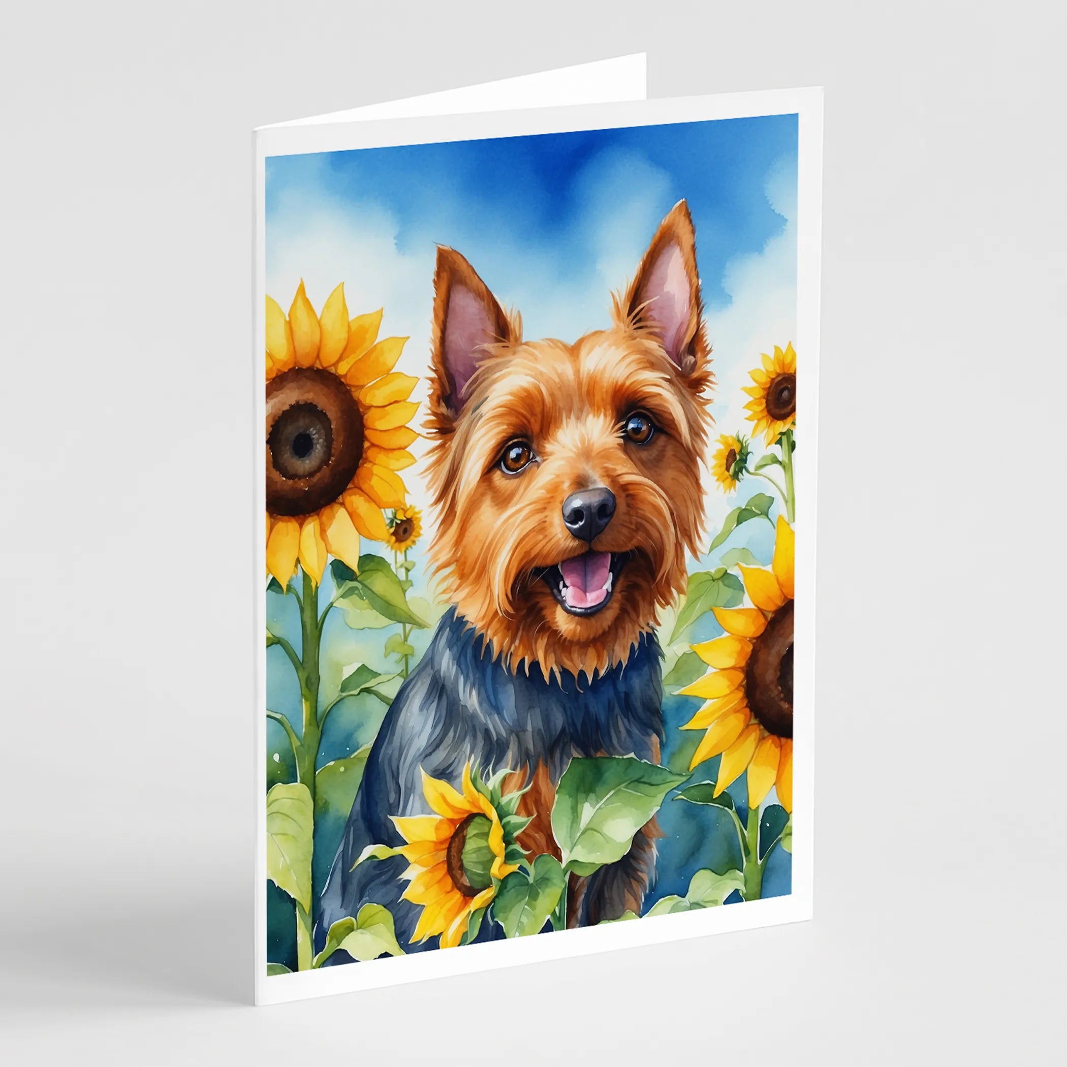 In Sunflowers Greeting Cards  - Size: 5X7 | Pack Of: 1 | Collection name: In sunflowers