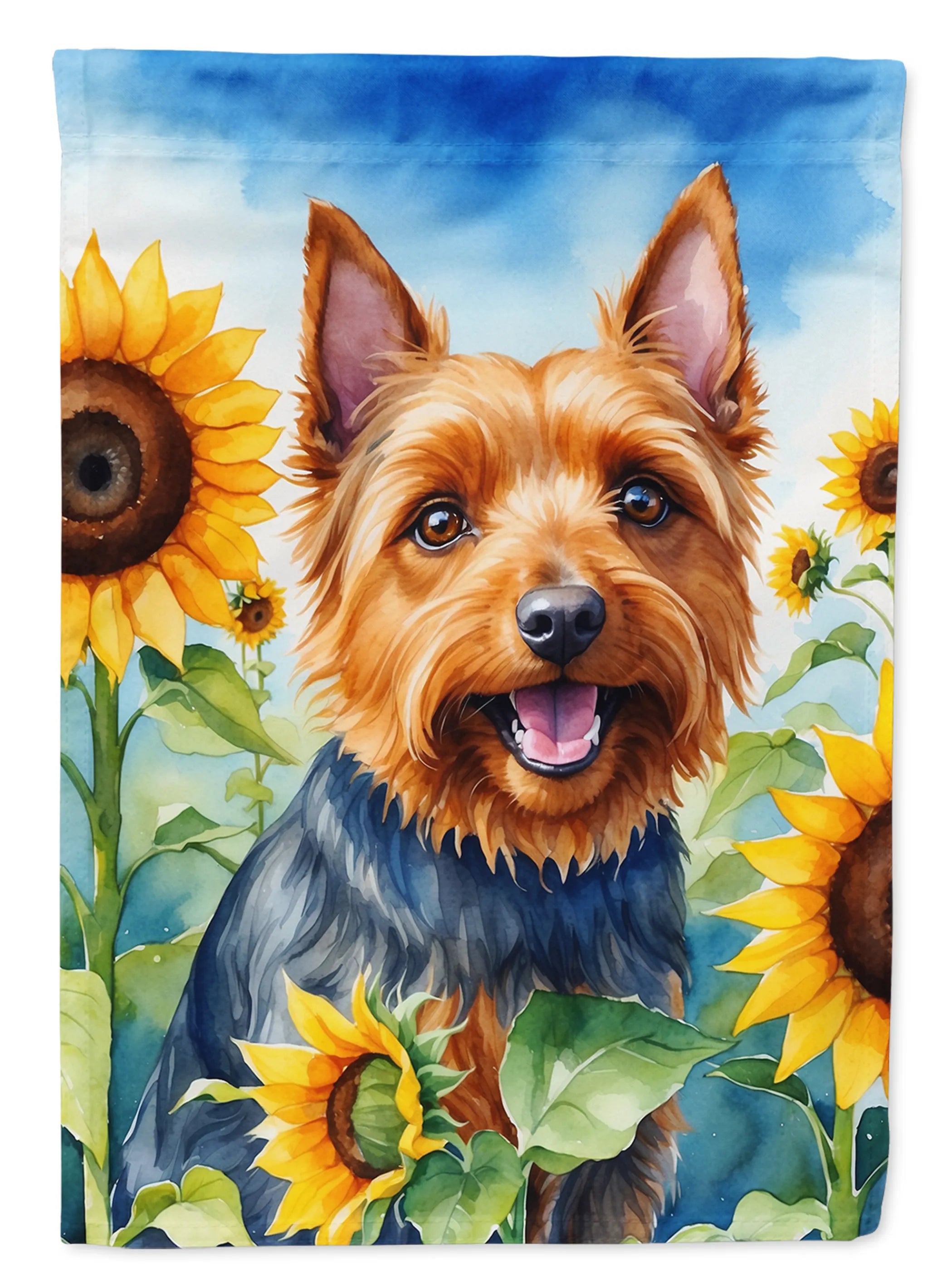 In Sunflowers Decorative Flag - Size: GARDEN SIZE | Pack Of: 1 | Collection name: In sunflowers